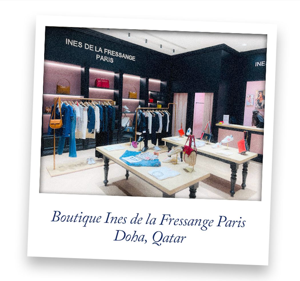 An Ines de la Fressange Paris boutique and café in Doha