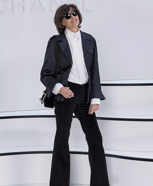 Ines's looks at Fashion Week.