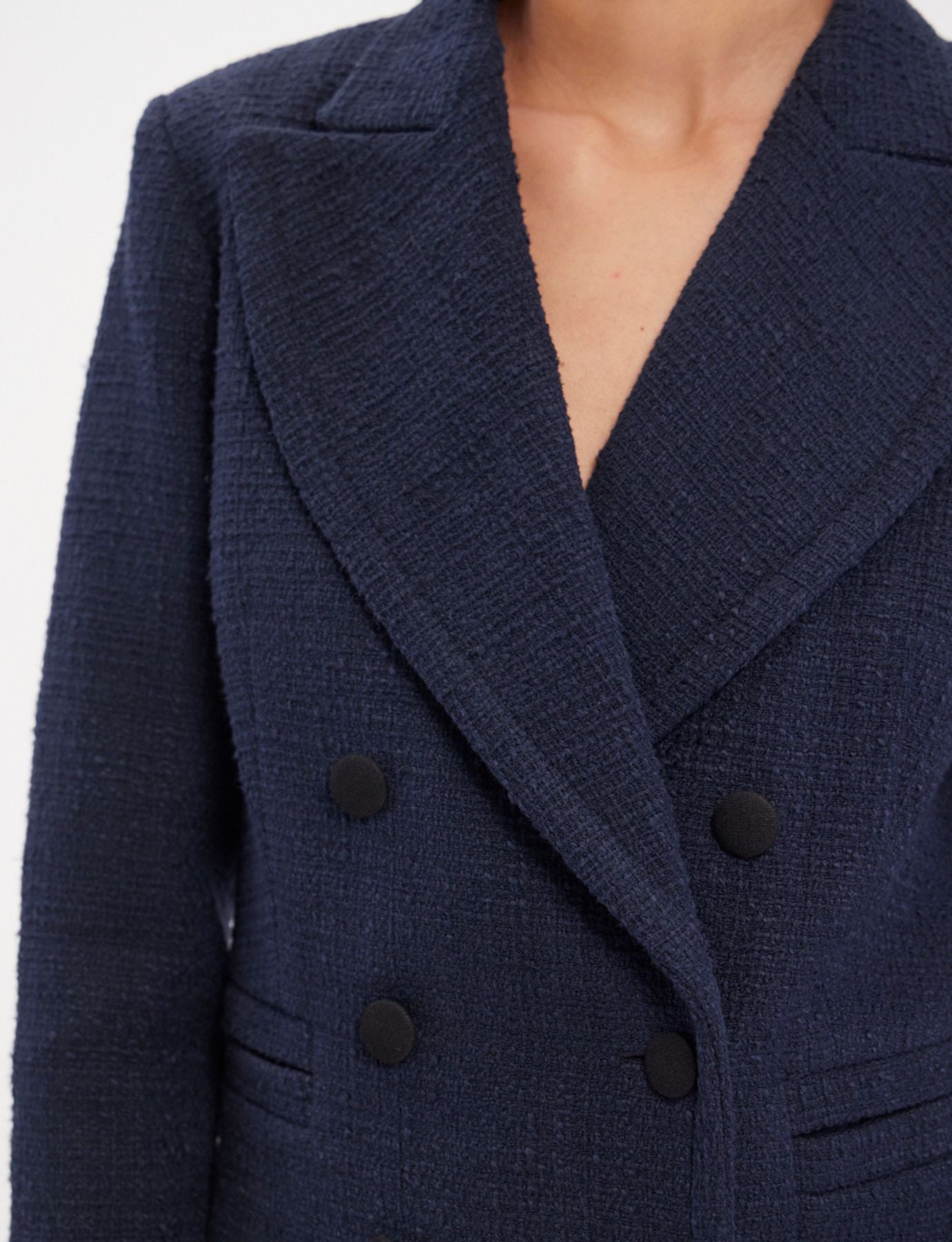 Chaqueta azul marino Bart