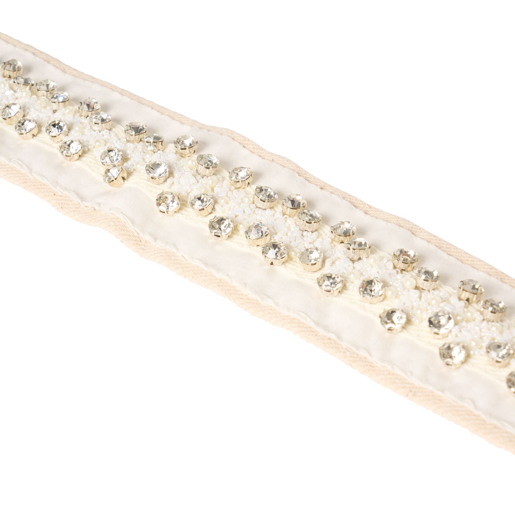 Nelly ecru organic cotton belt