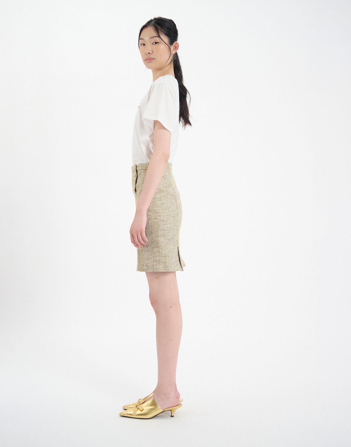 Gold Edmonde skirt