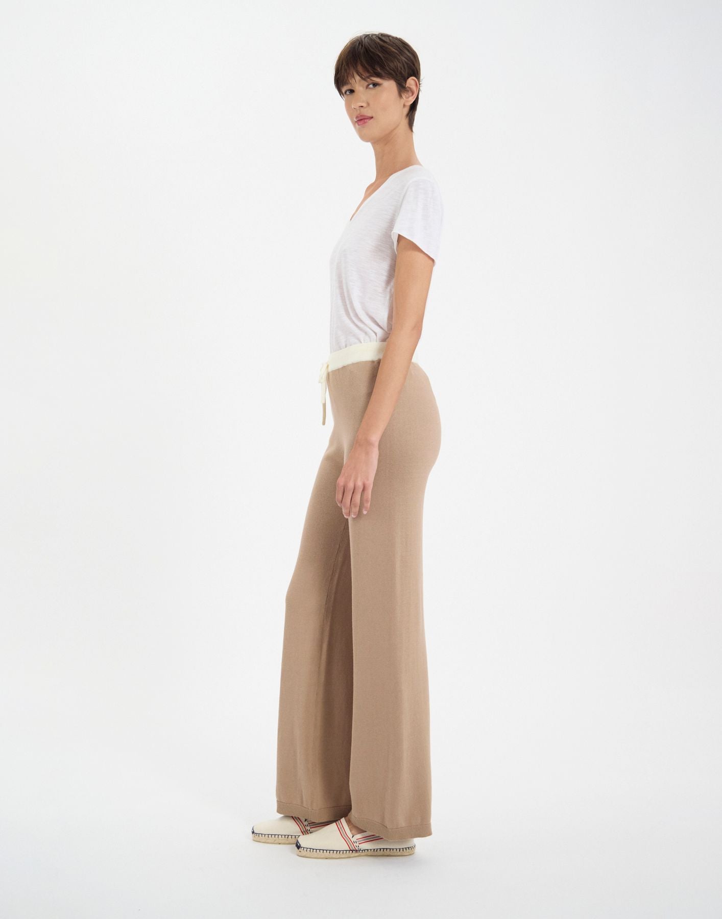 John trousers in beige cotton