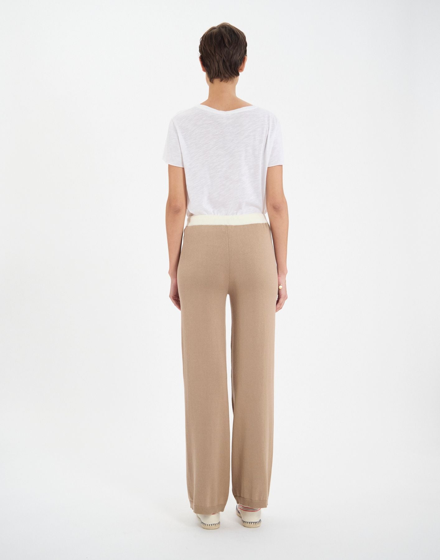John trousers in beige cotton
