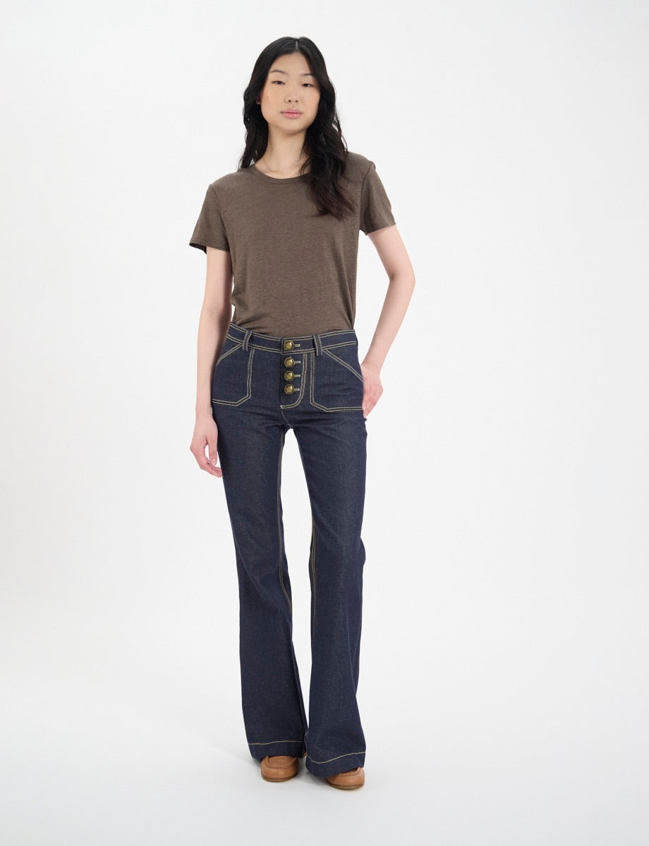 Pantalon Charlotte bleu