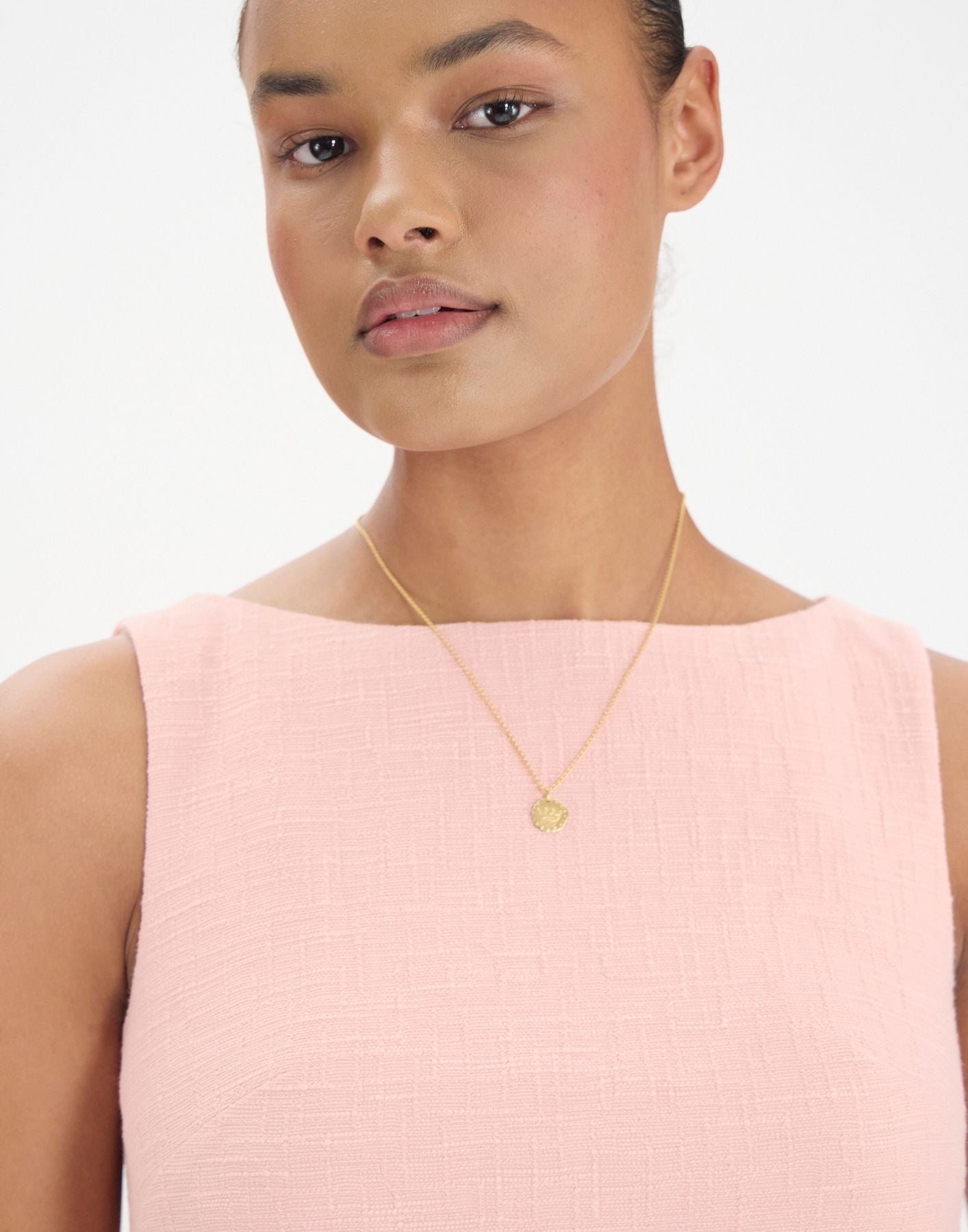Madeleine dress in pink cotton