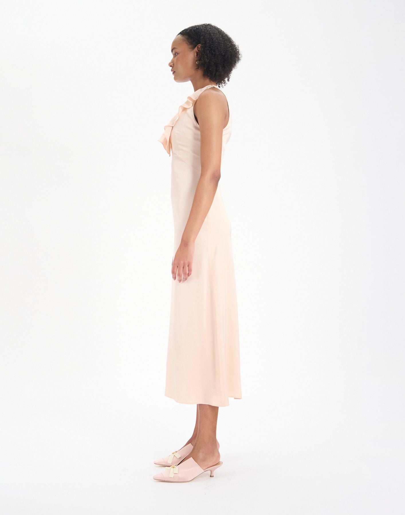 Victorine pale pink dress