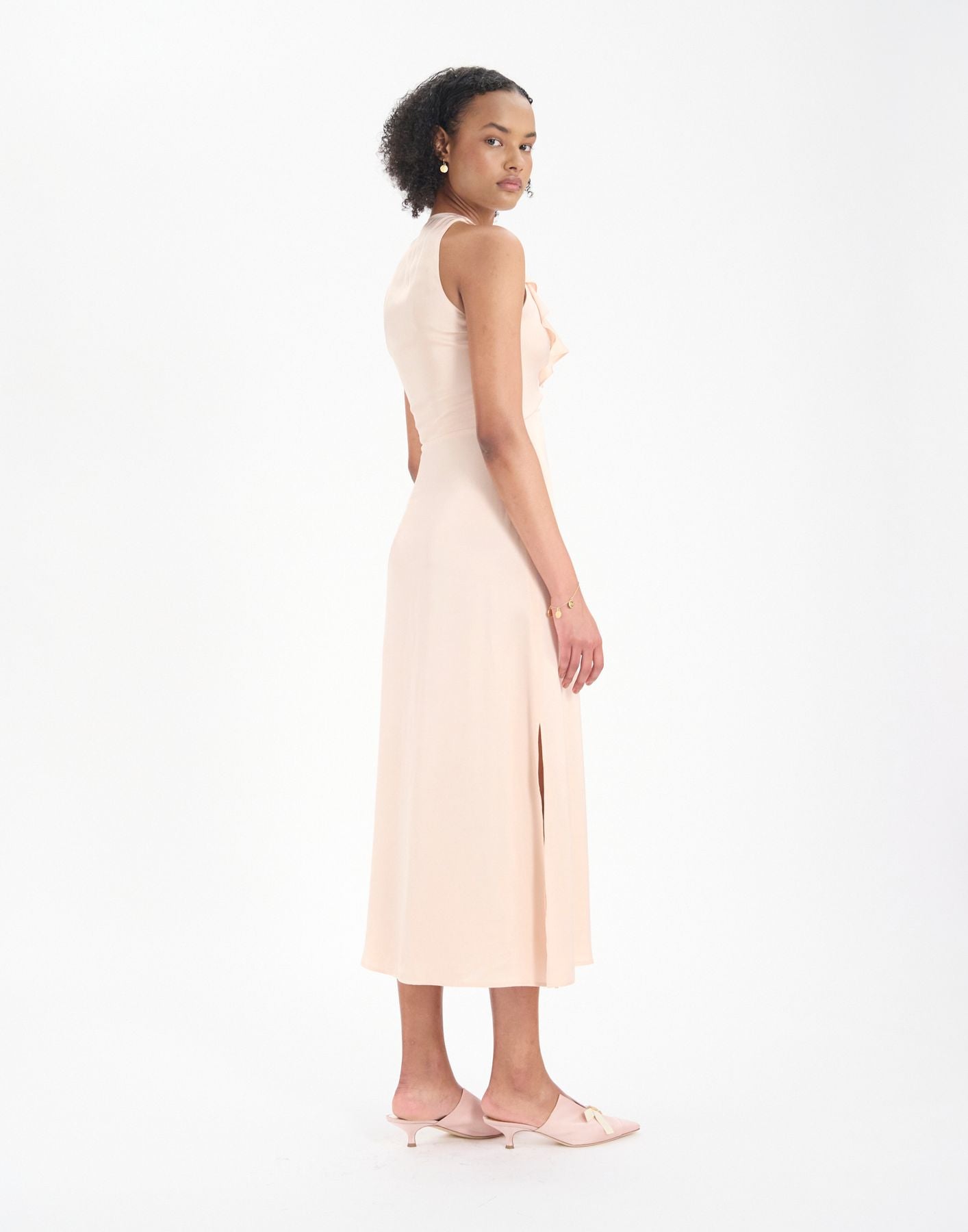 Victorine pale pink dress