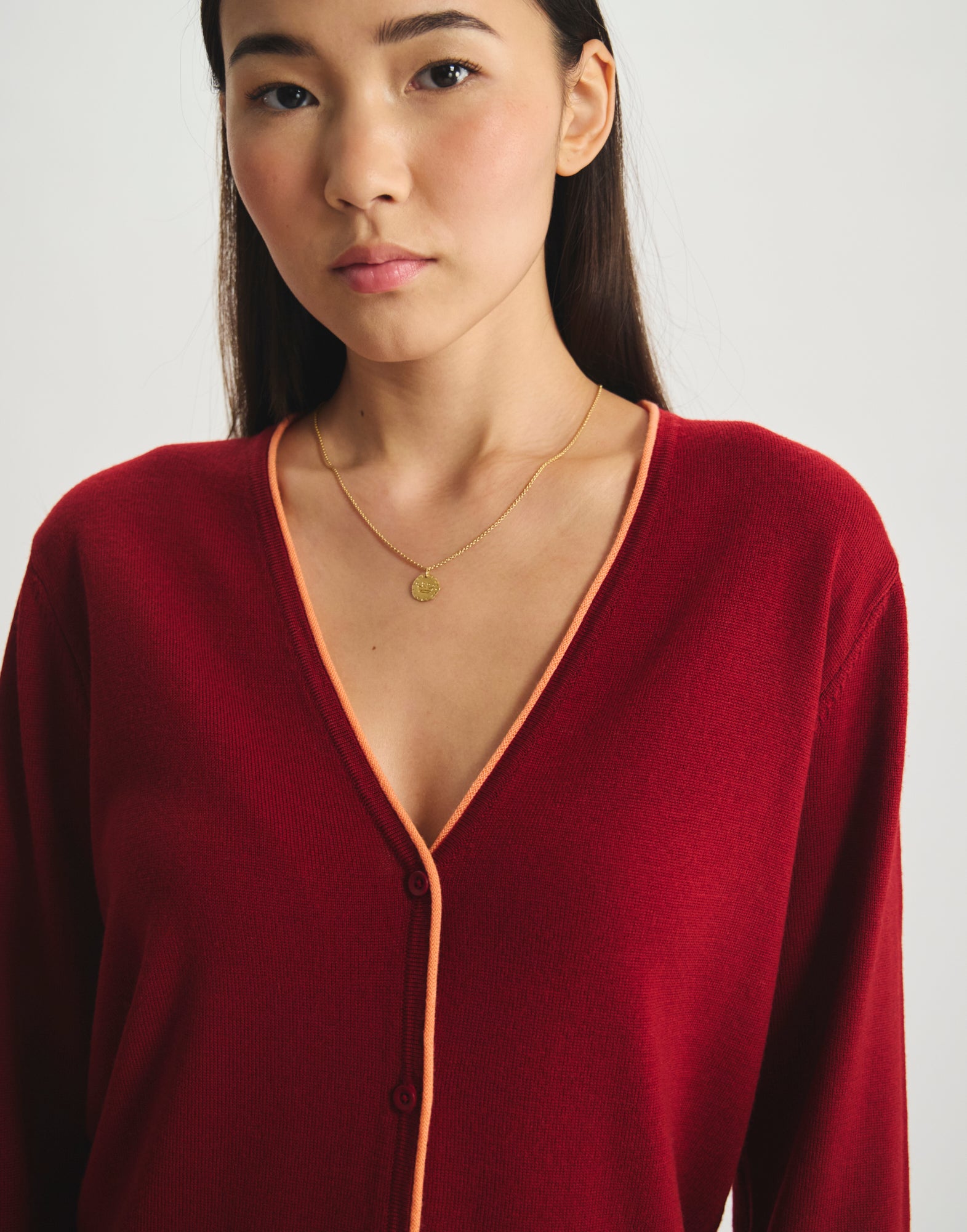 Cardigan Clotaire in lana merino