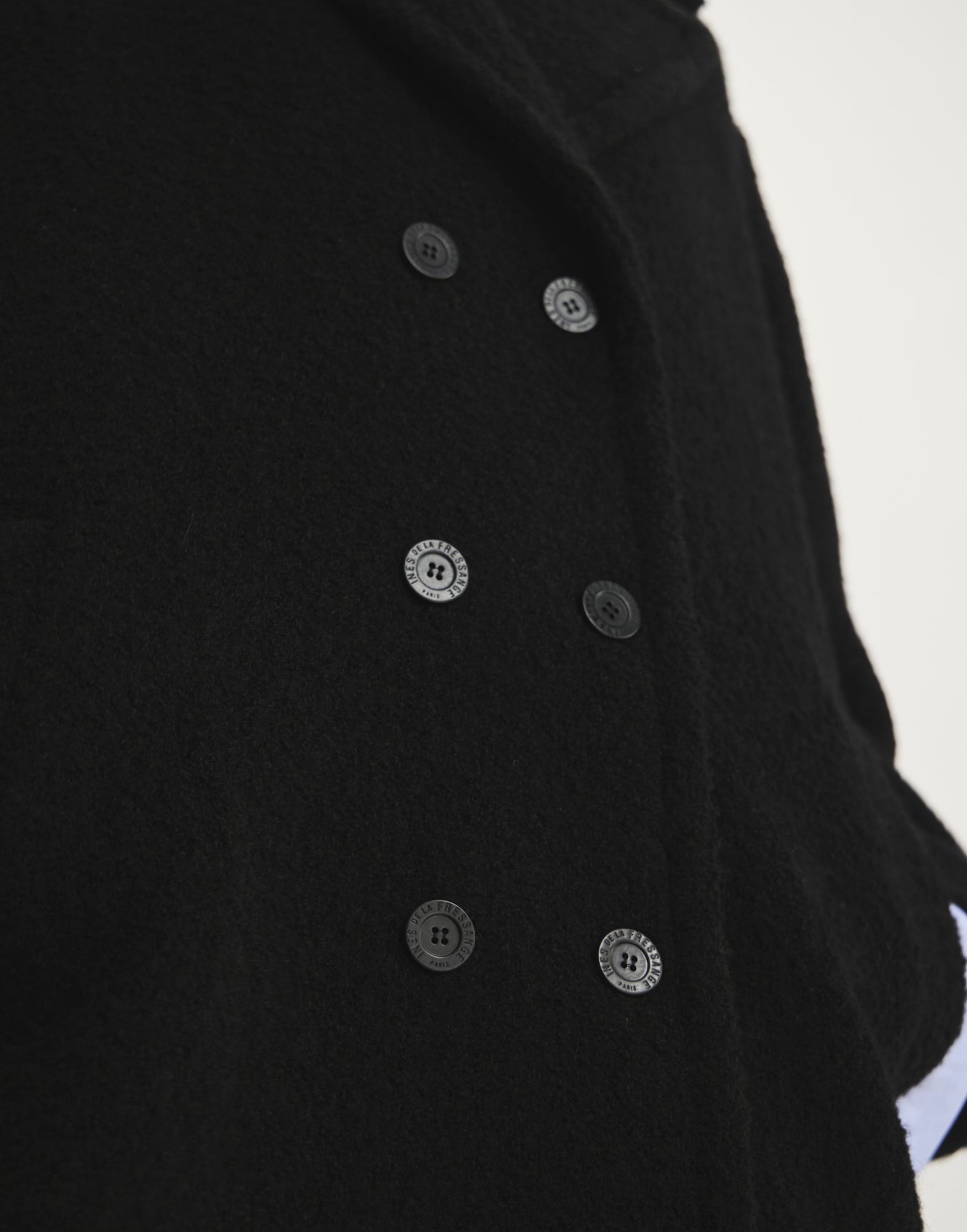 Manteau Denise en lainage à chevrons