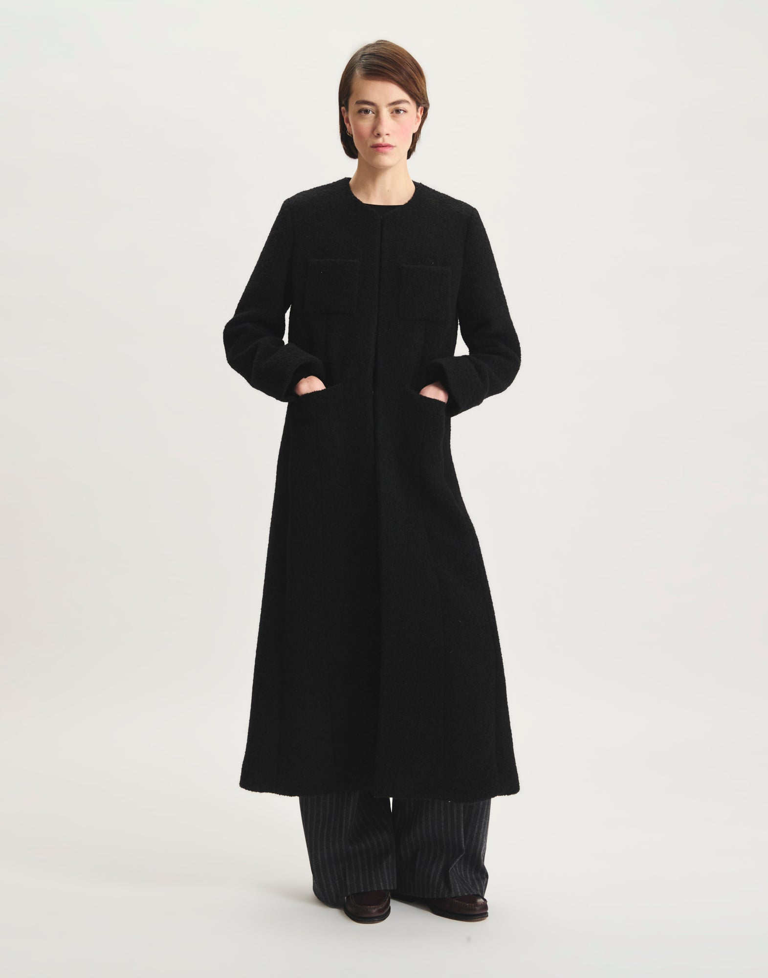 Slim-fitted Rusalka coat