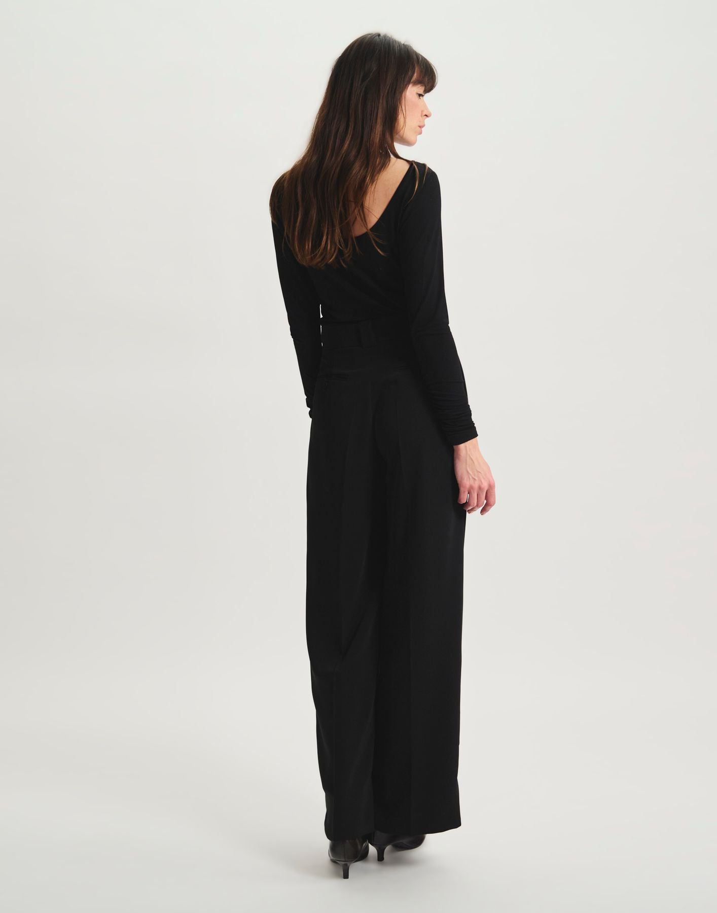 Pantaloni Marlène con pinces