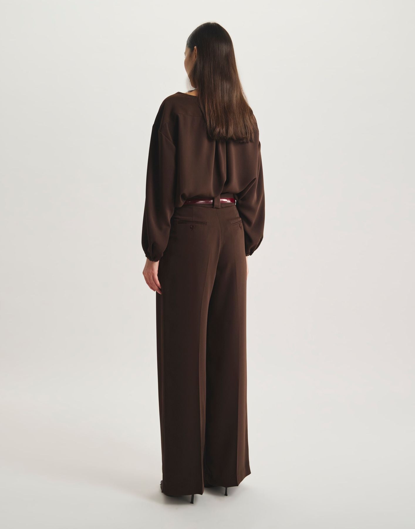 Pantaloni Marlène con pinces
