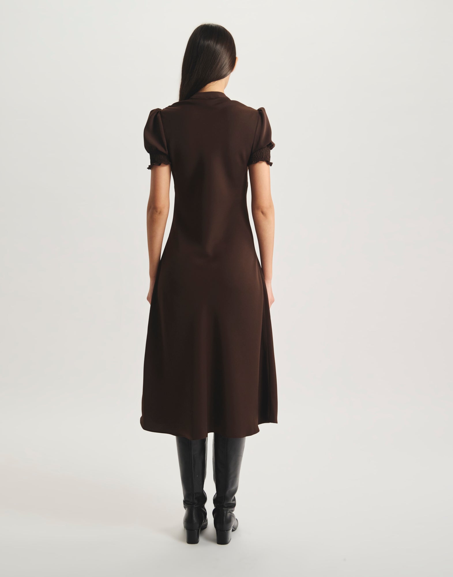 Fluid cherry dress