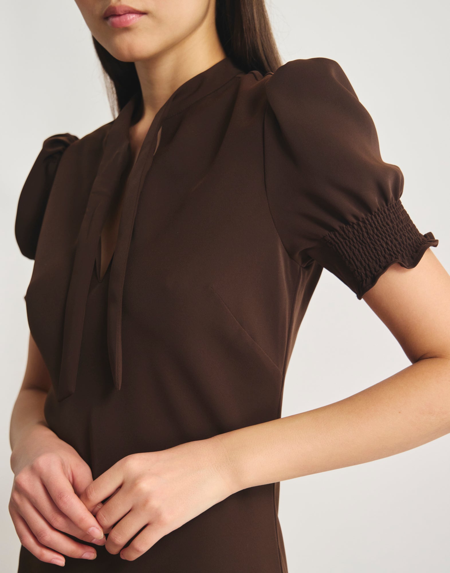 Fluid cherry dress