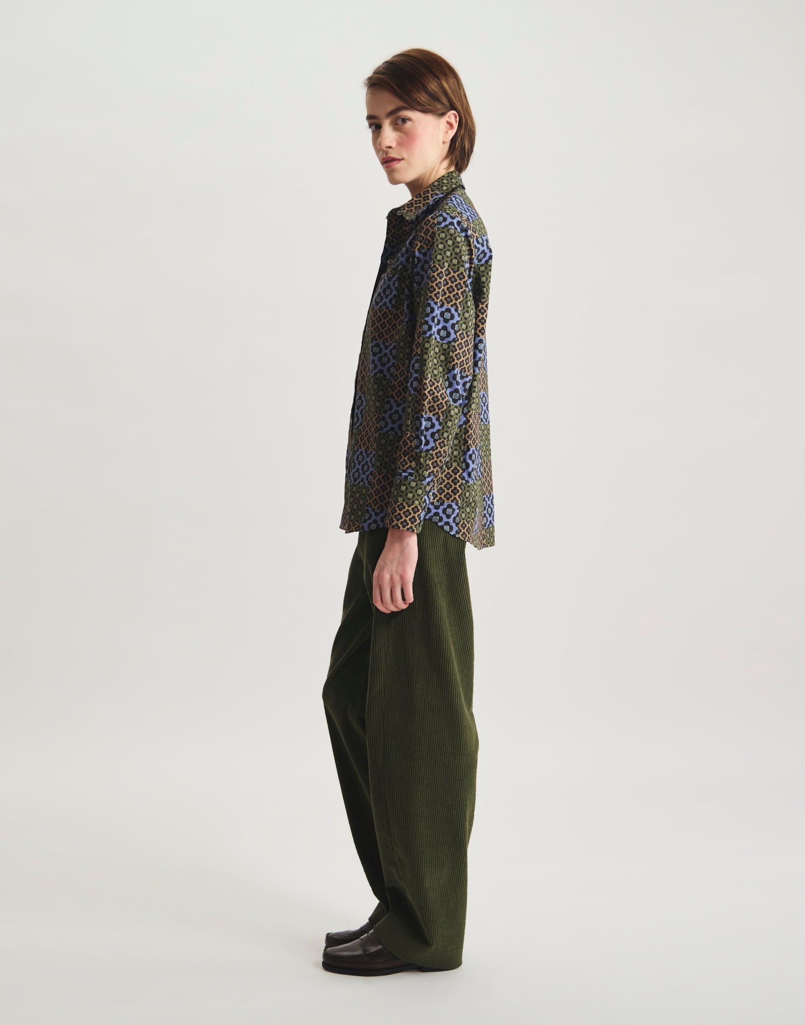 Maureen cotton floral shirt
