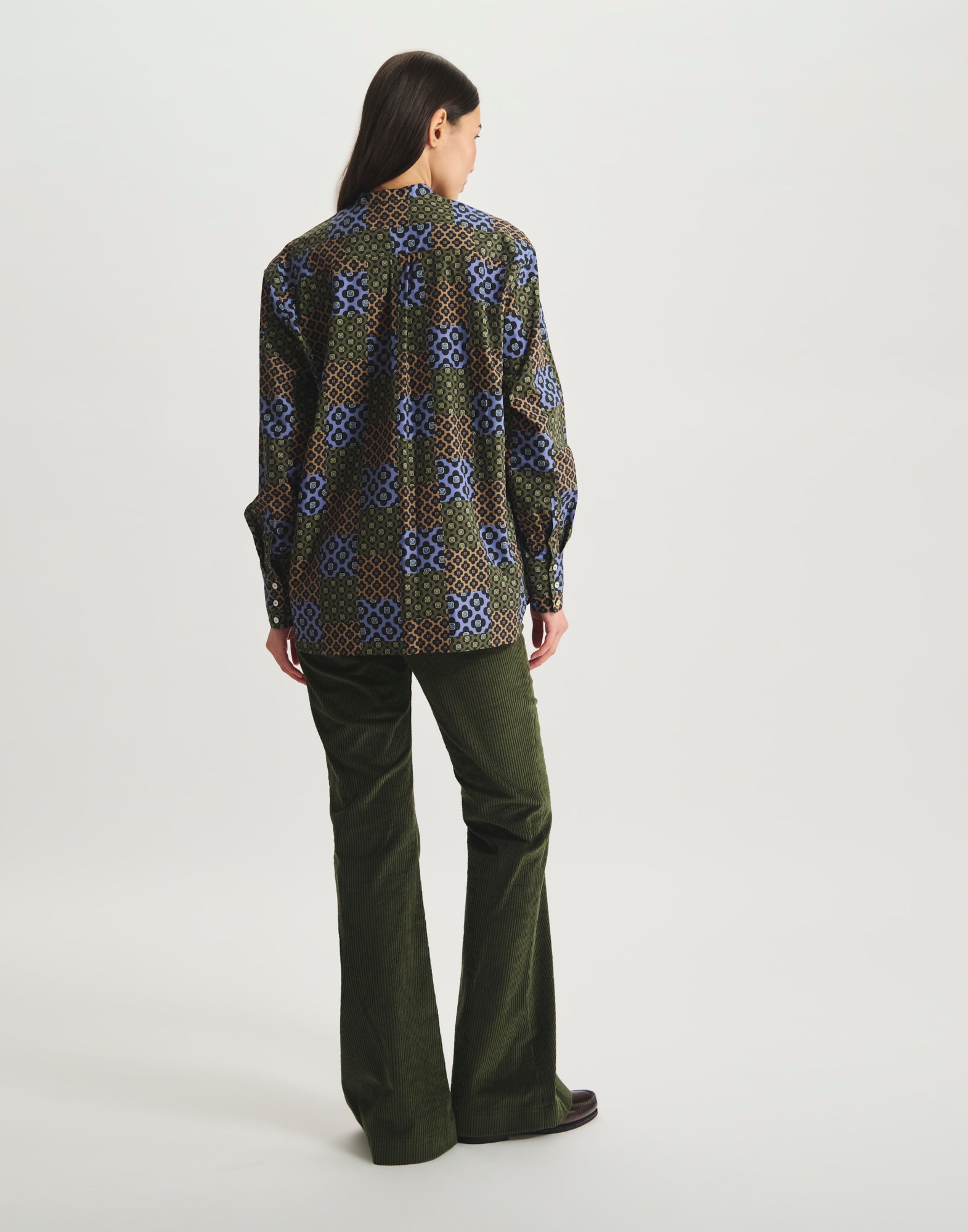 Ollie cotton floral shirt