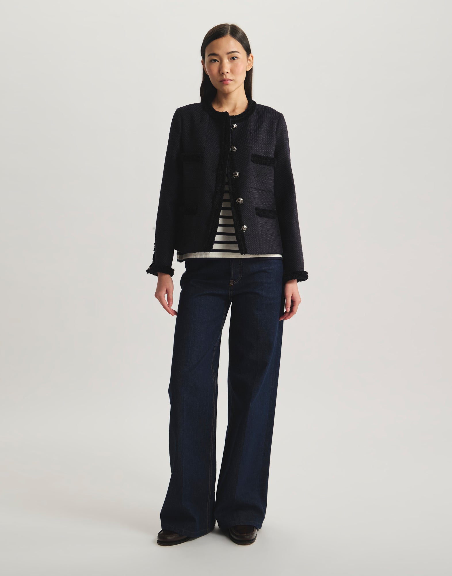 Veste Adelaïde avec galons tissés