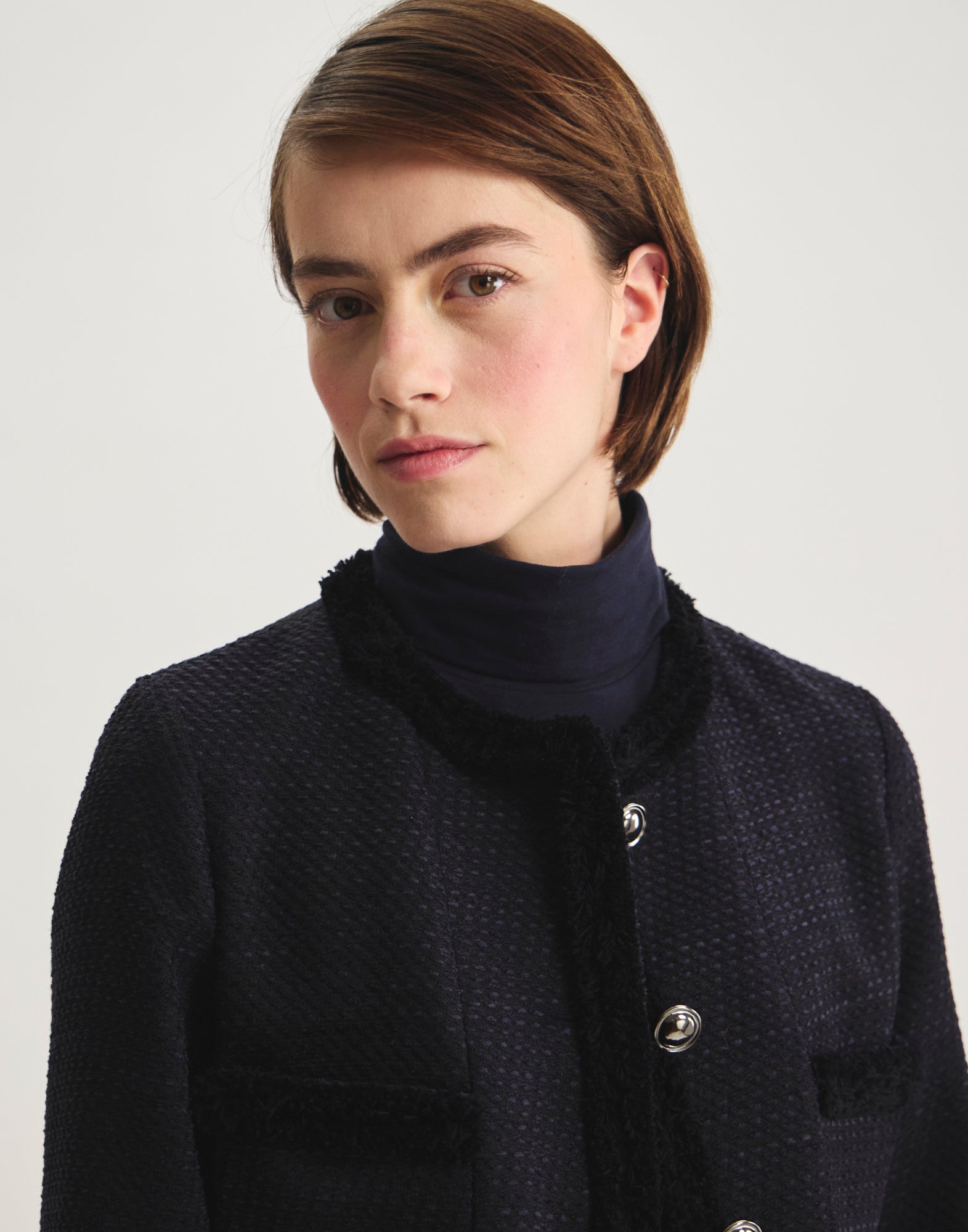 Veste Adelaïde avec galons tissés