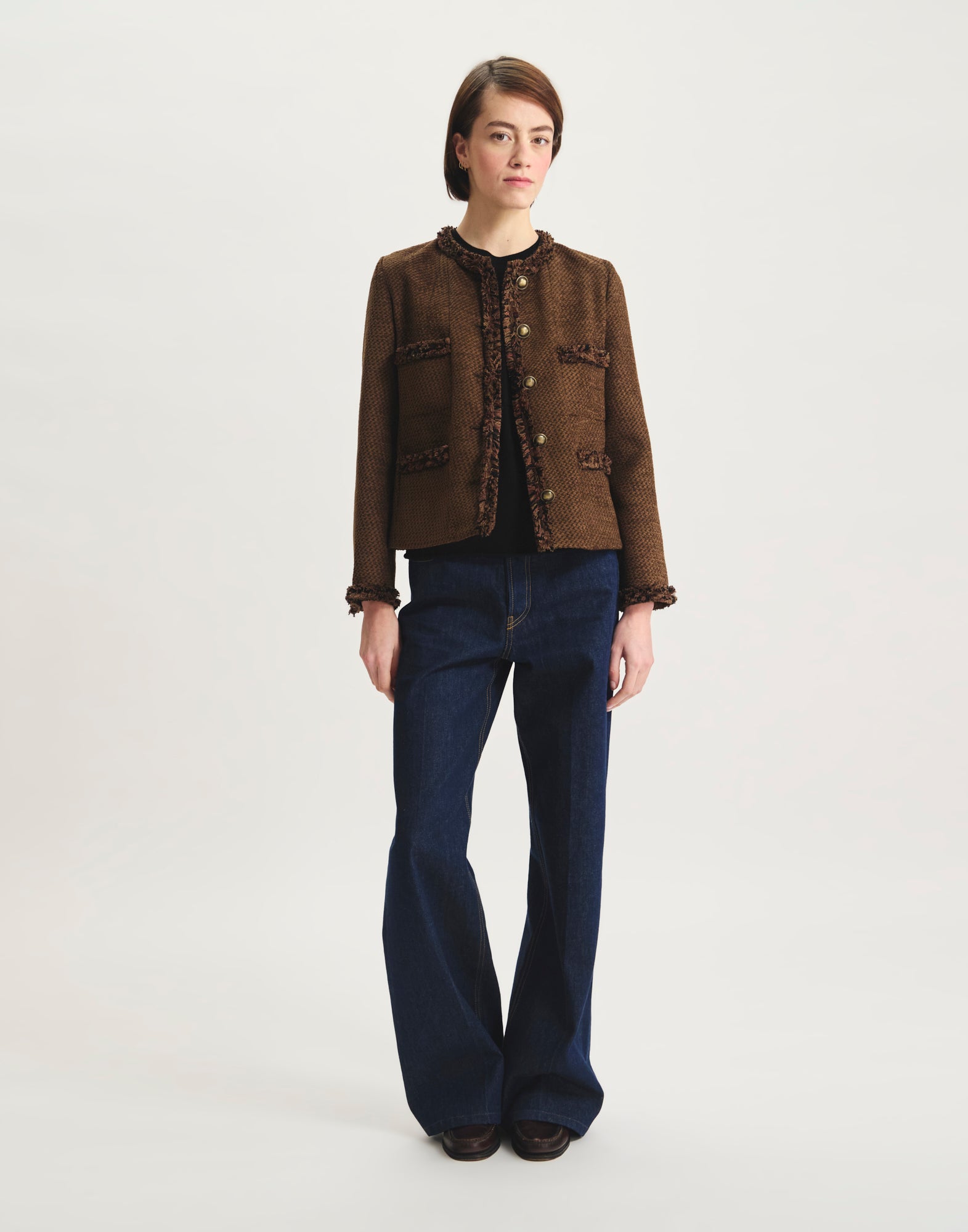Veste Adelaïde avec galons tissés