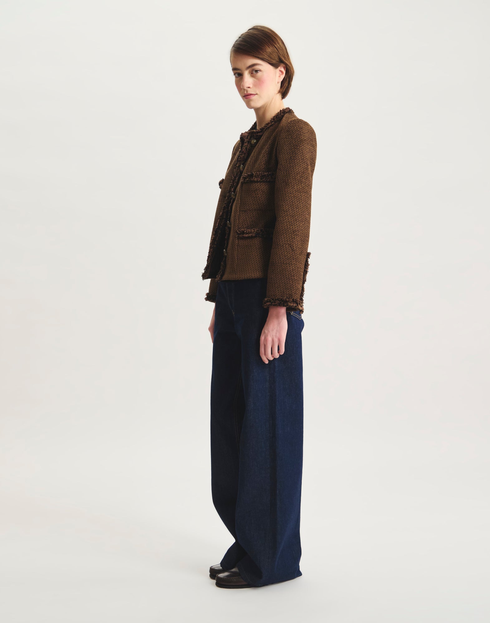 Veste Adelaïde avec galons tissés