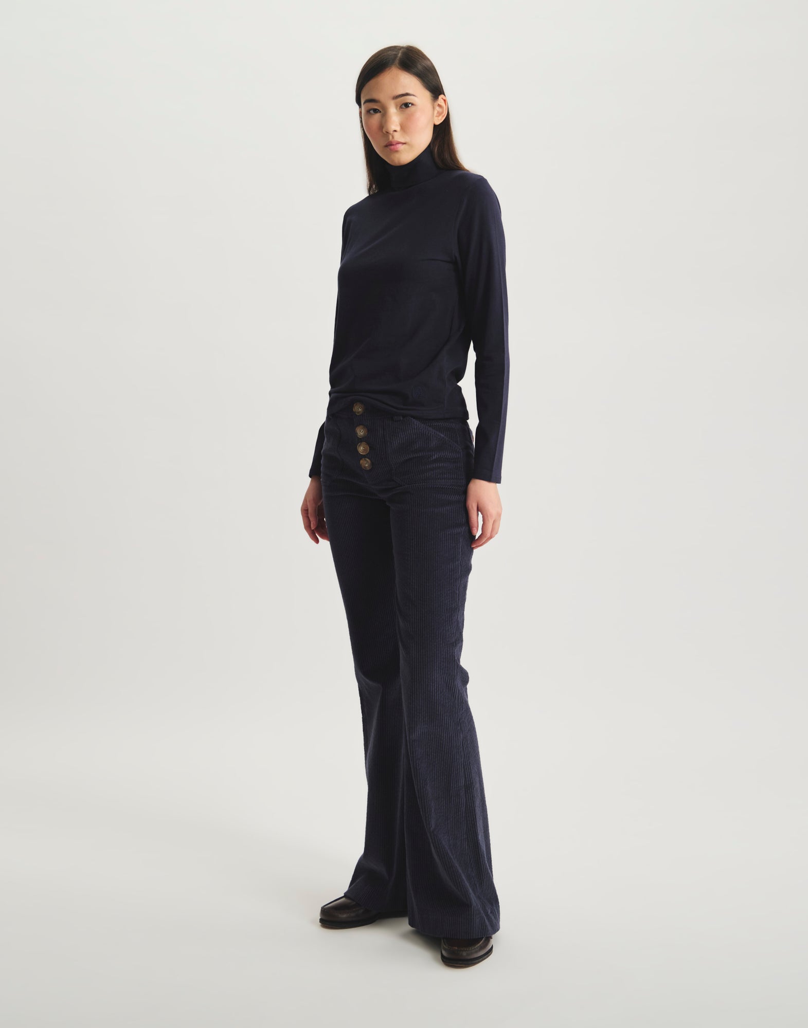 Matthieu cotton turtleneck top
