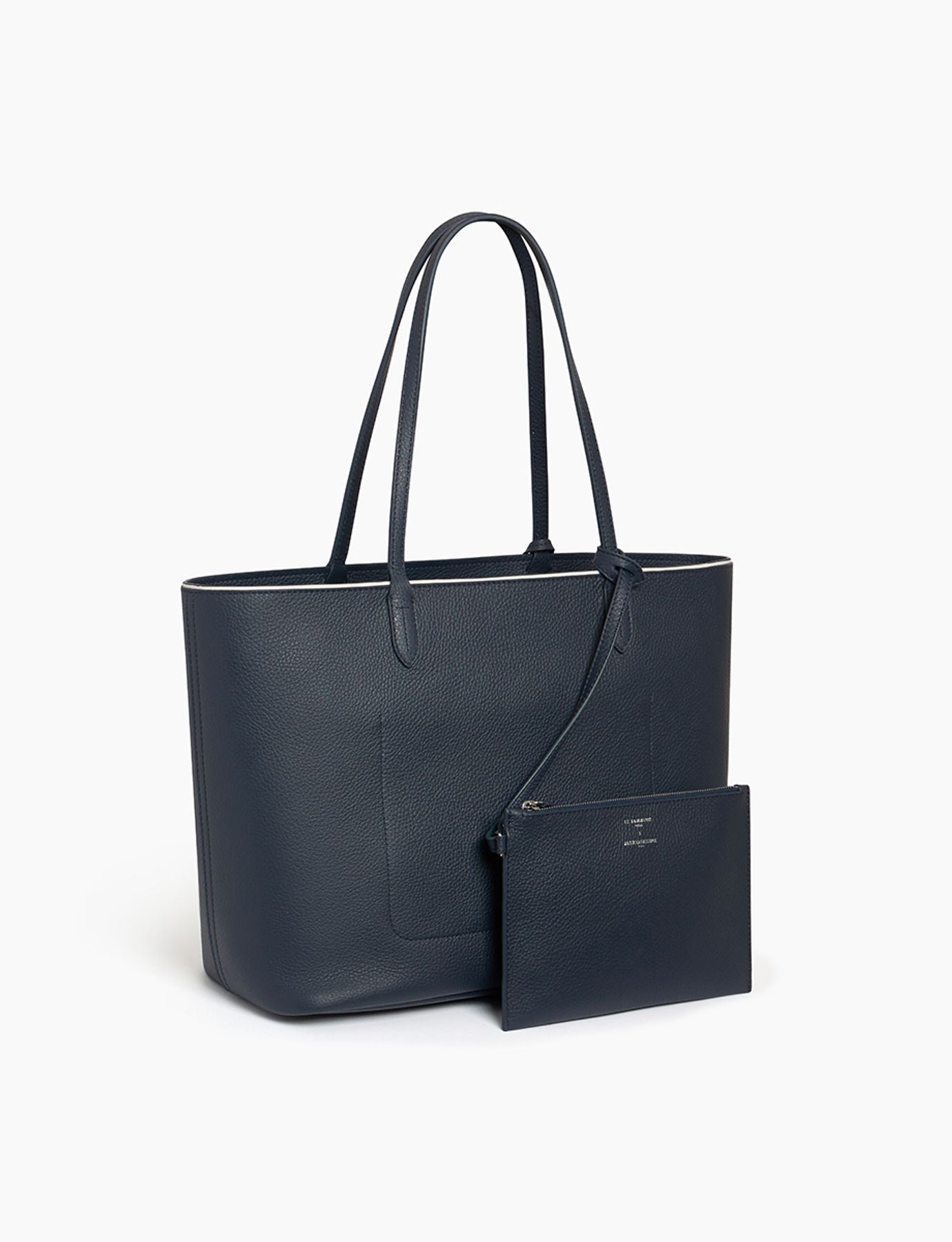 Ines x Le Tanneur Bolsa de la compra grande azul