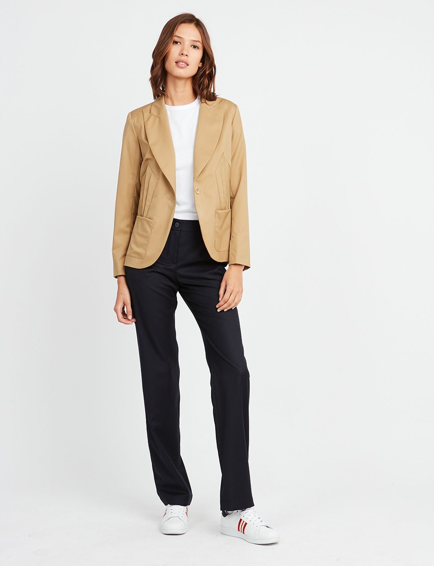 Chaqueta camel Garance