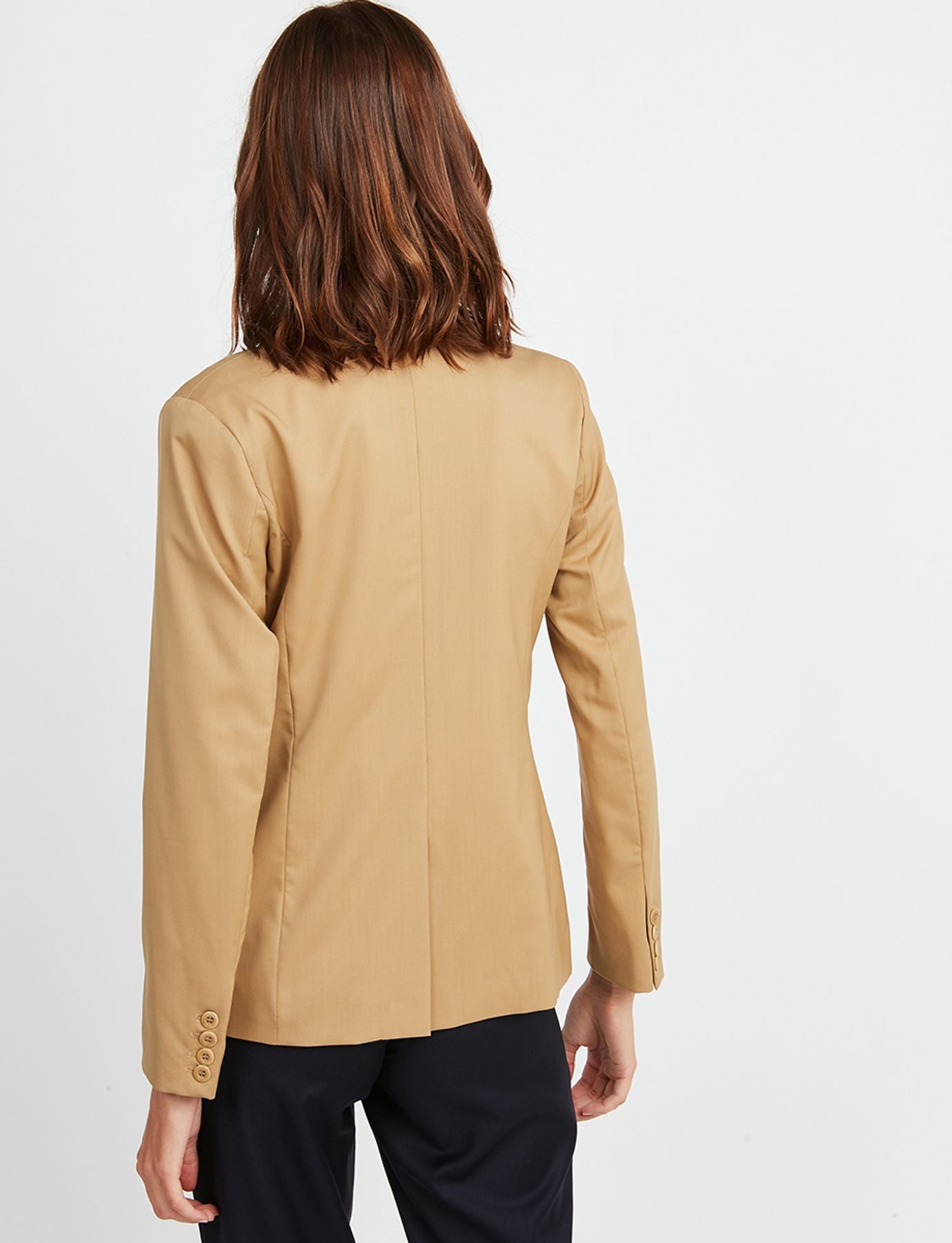 Chaqueta camel Garance