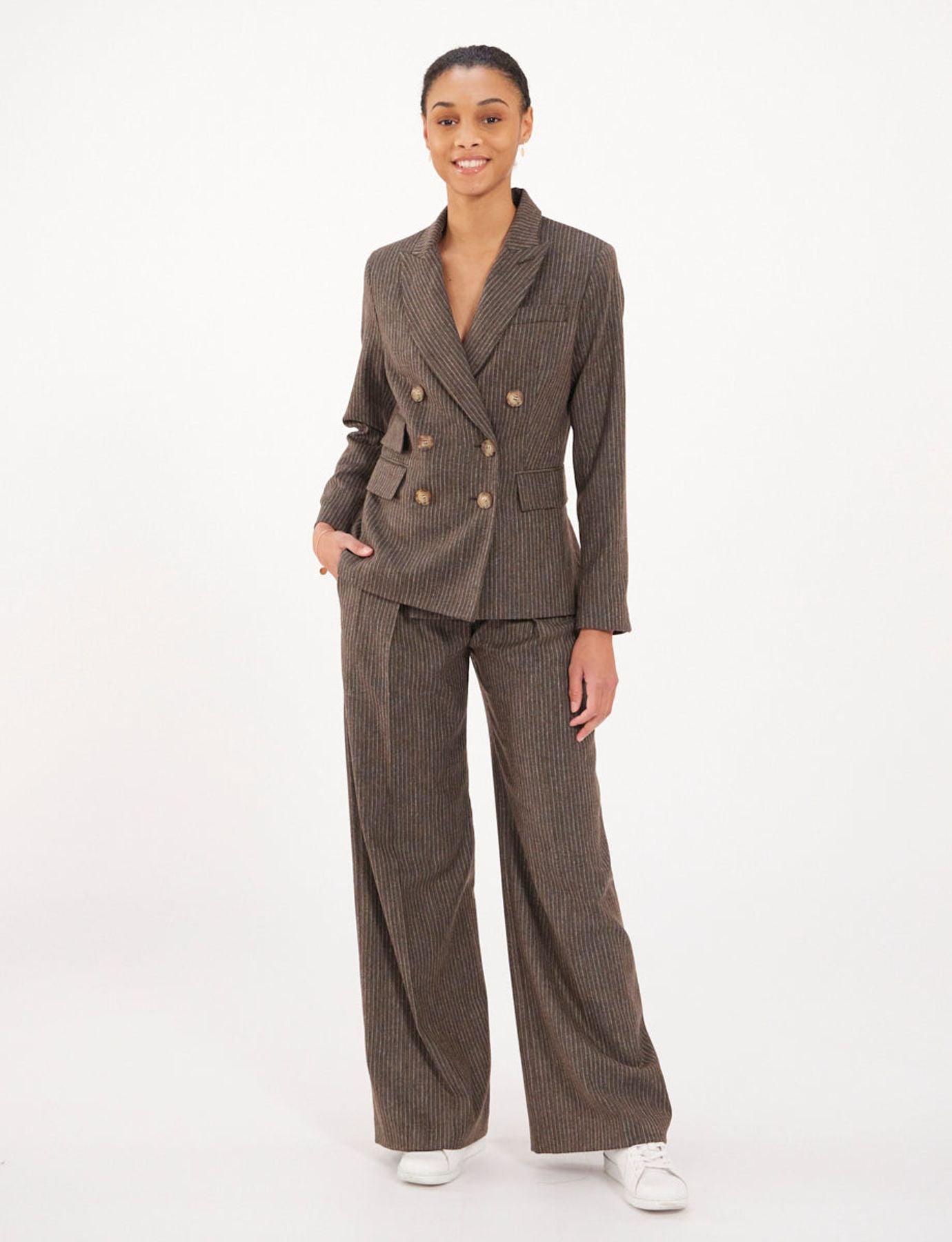 Maurice brown wool blazer