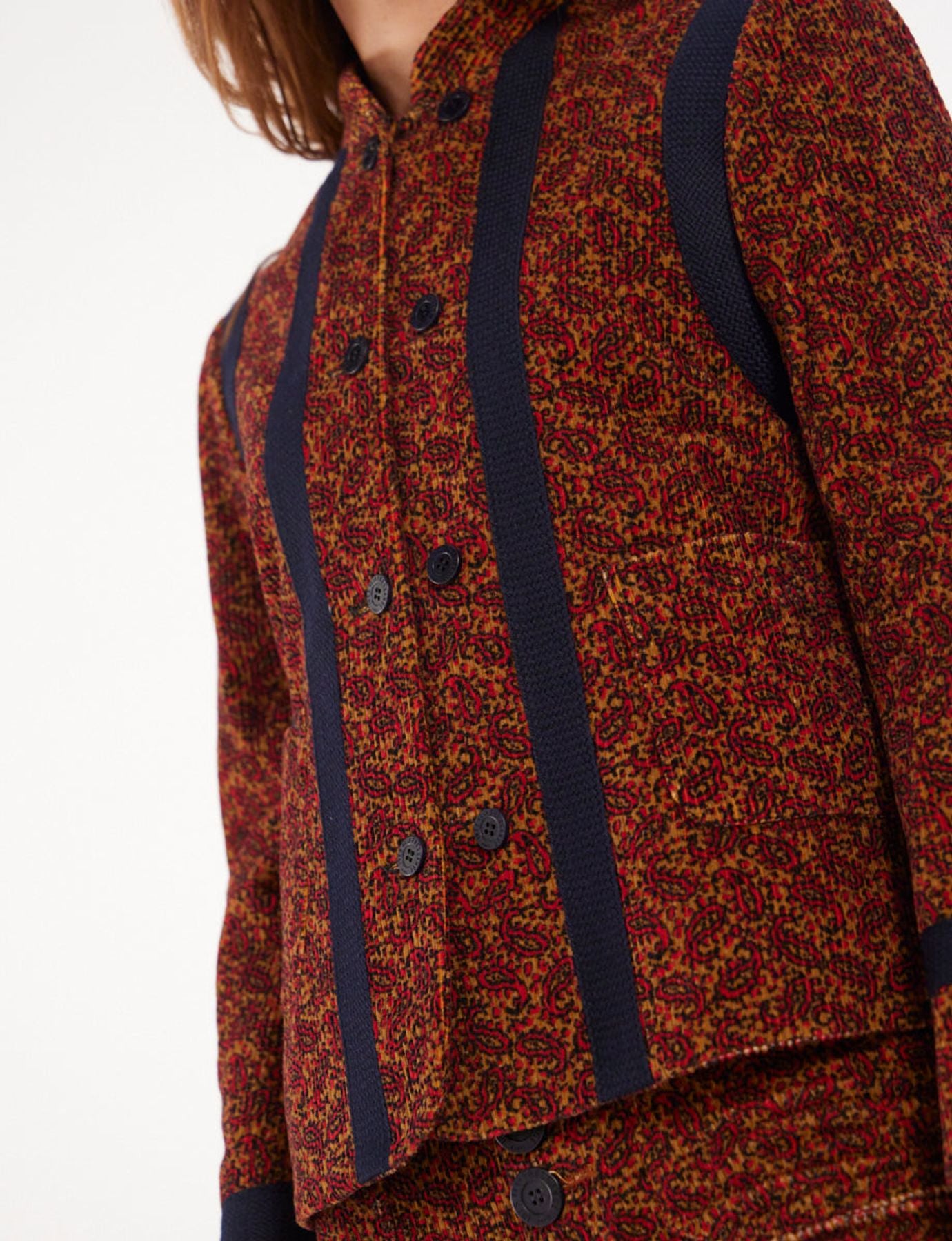 Chaqueta con estampado de óxido Phoebe