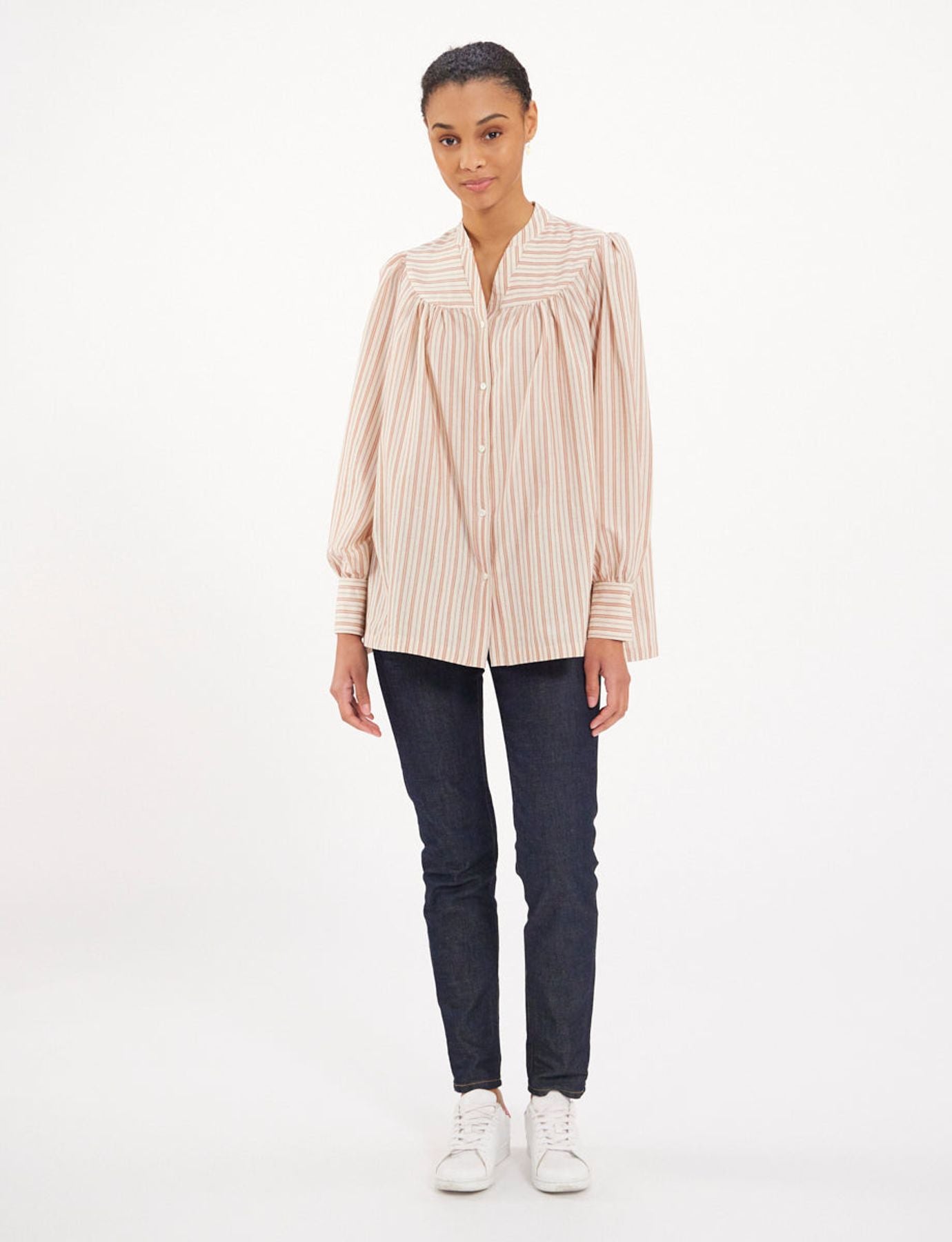 Ornella striped blouse