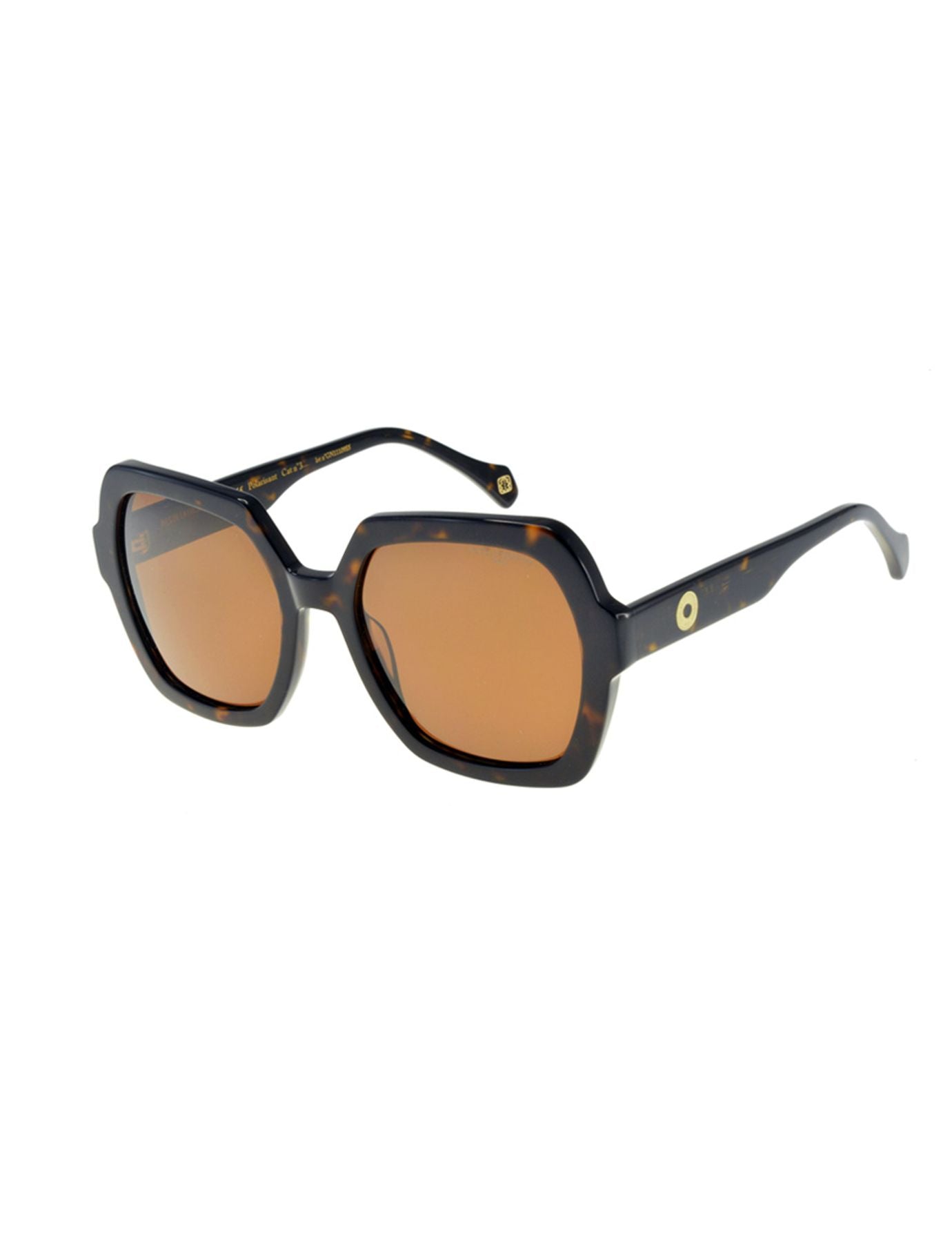 Monica brown marble sunglasses