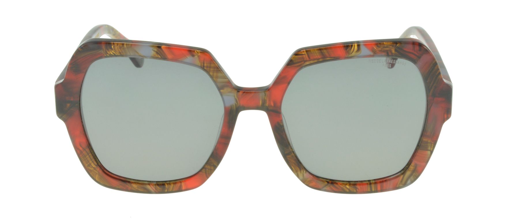 Monica red sunglasses