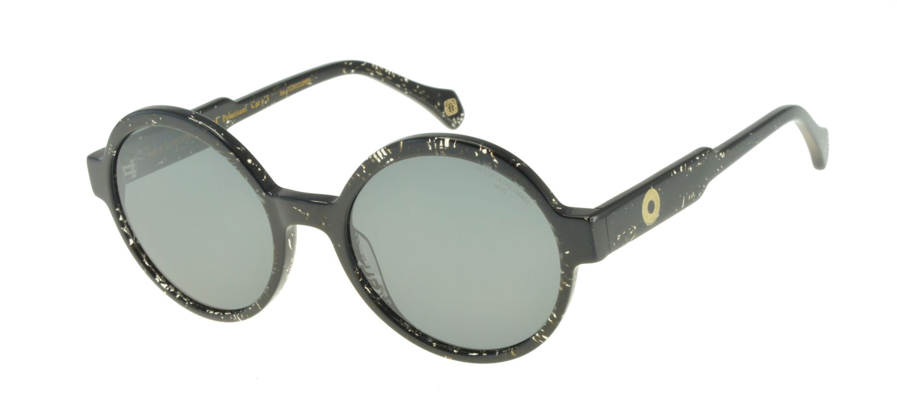 Gafas de sol jaspeadas negras Scarlett