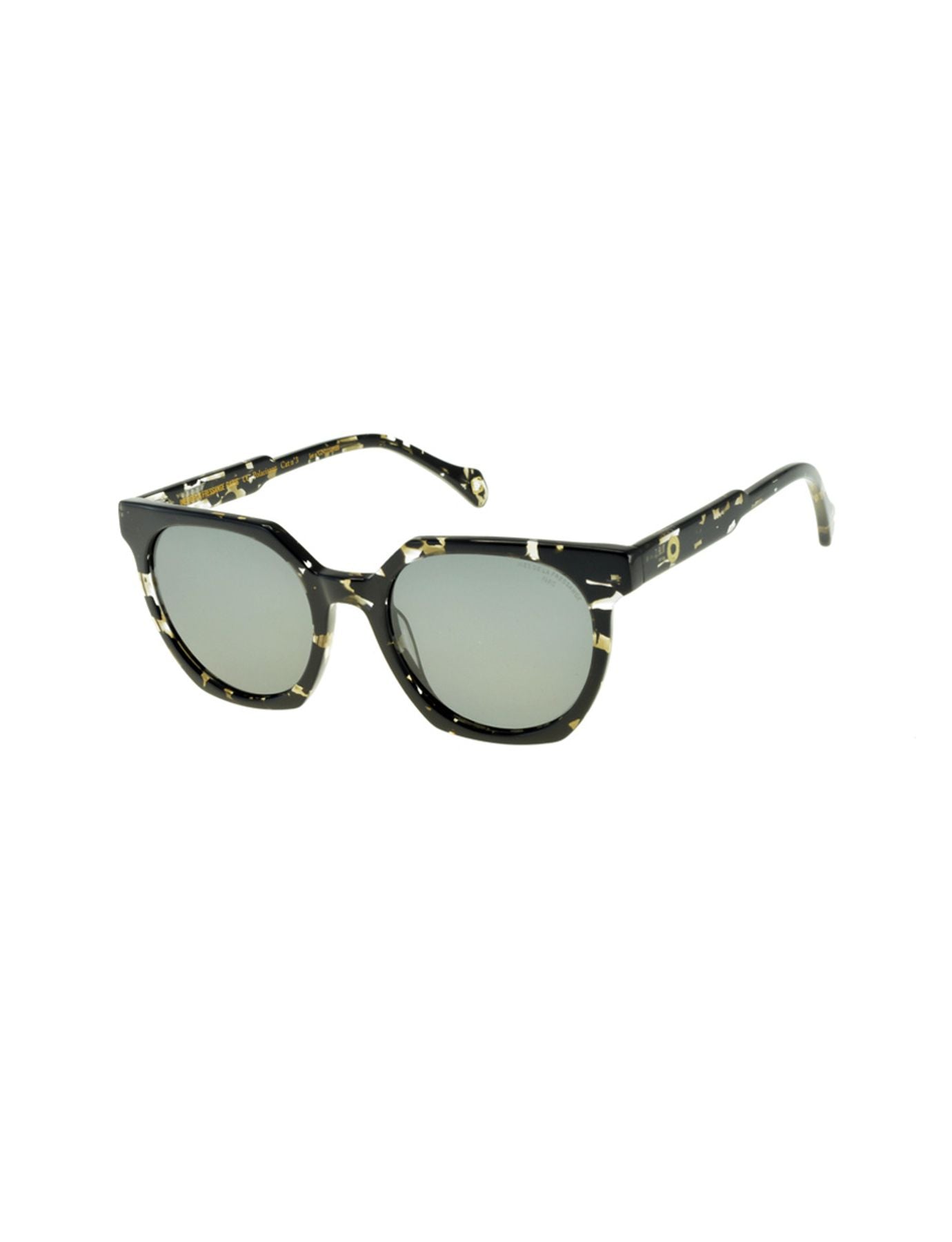 Laura black marbled sunglasses