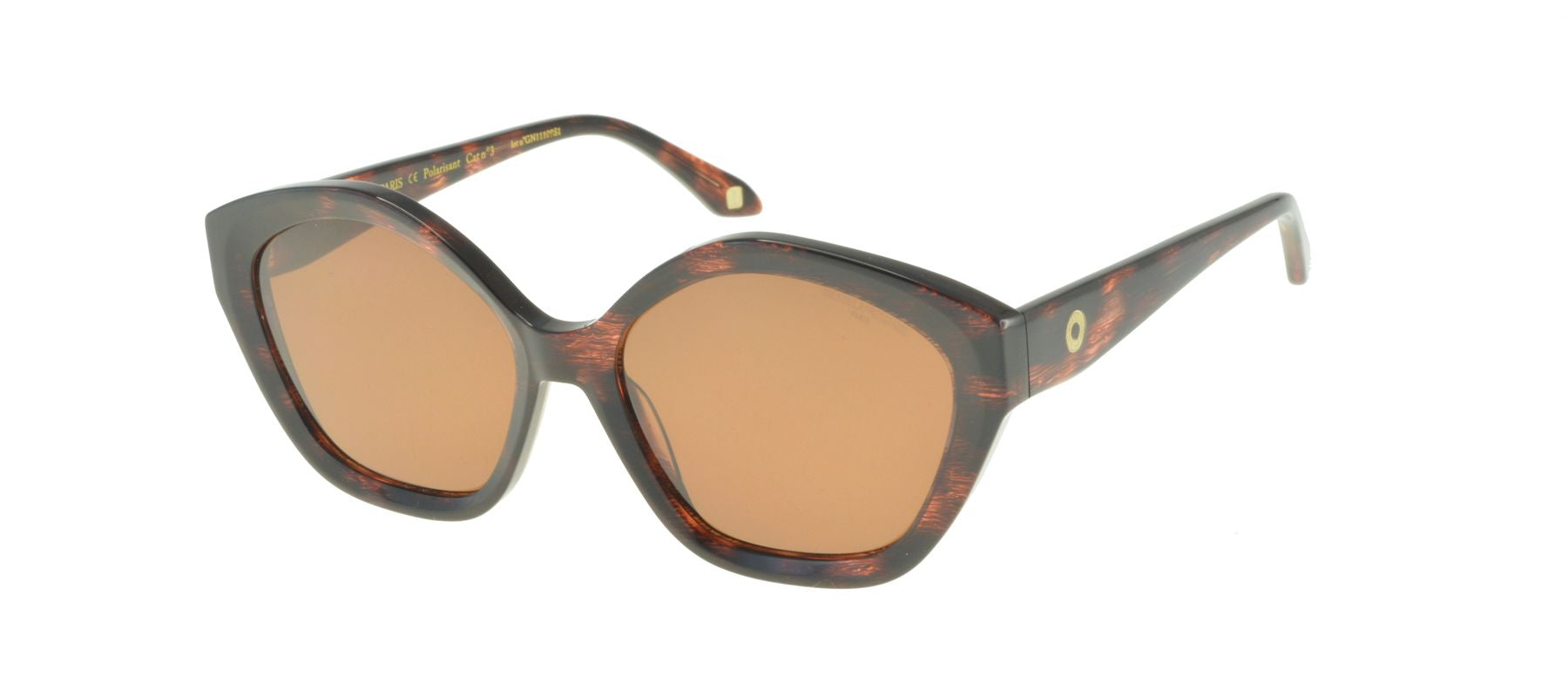 Marbled brown Marylin sunglasses