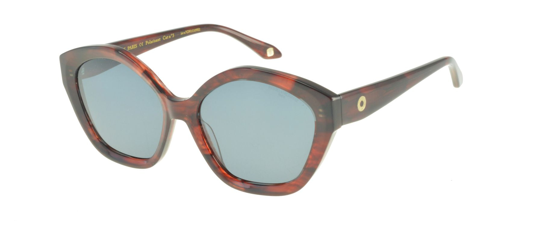 Marbled red Marilyn sunglasses
