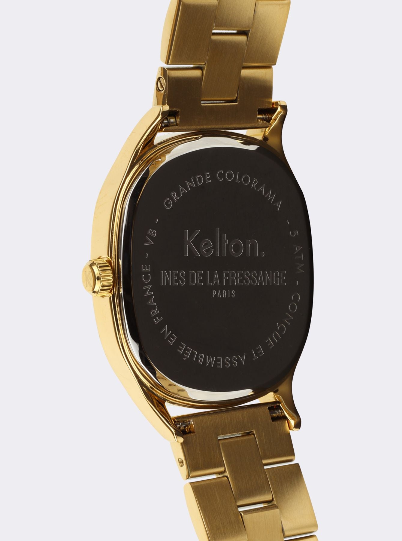 Grande Colorama gold watch Kelton x Ines de la Fressange Paris