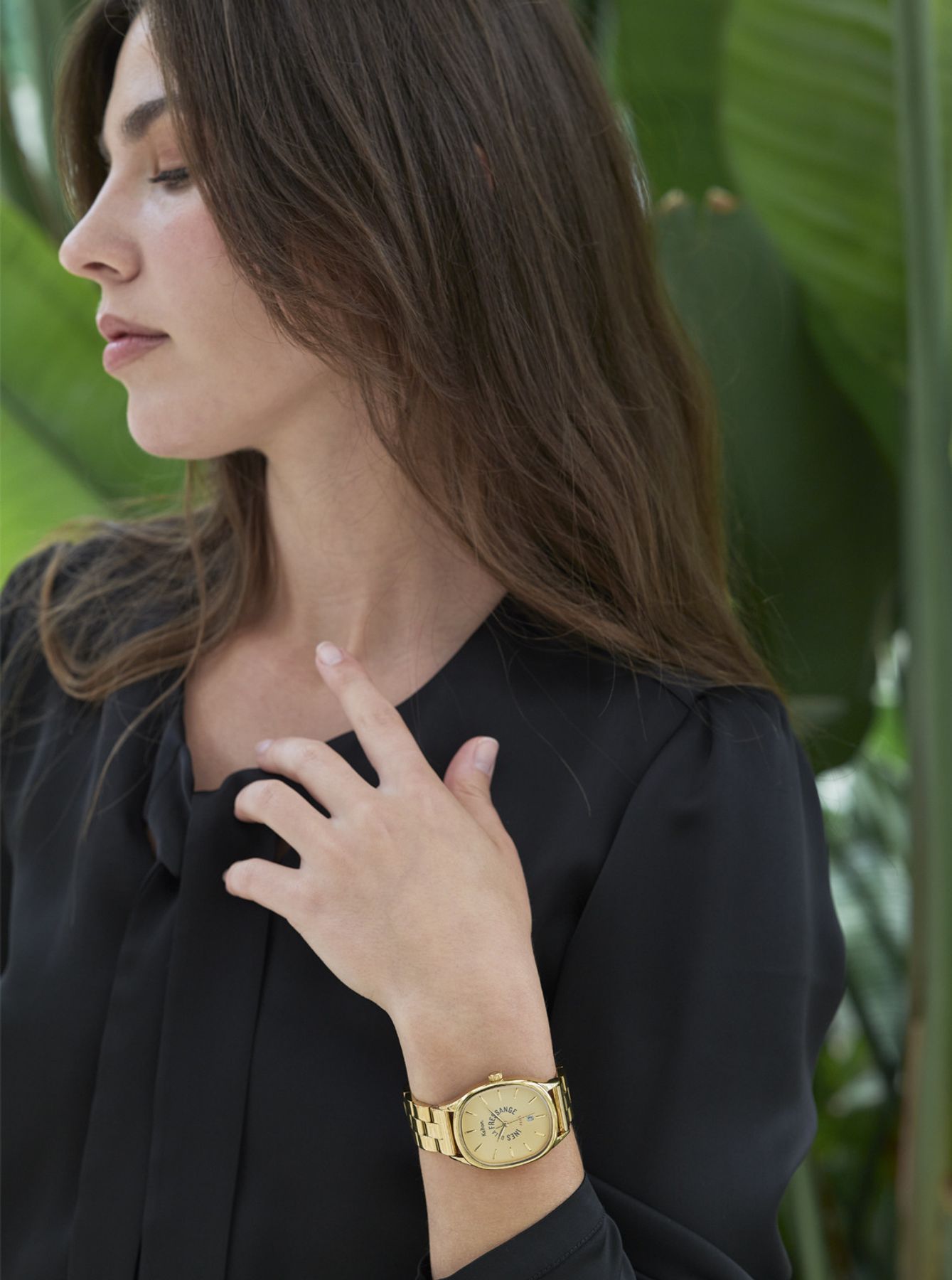 Grande Colorama gold watch Kelton x Ines de la Fressange Paris