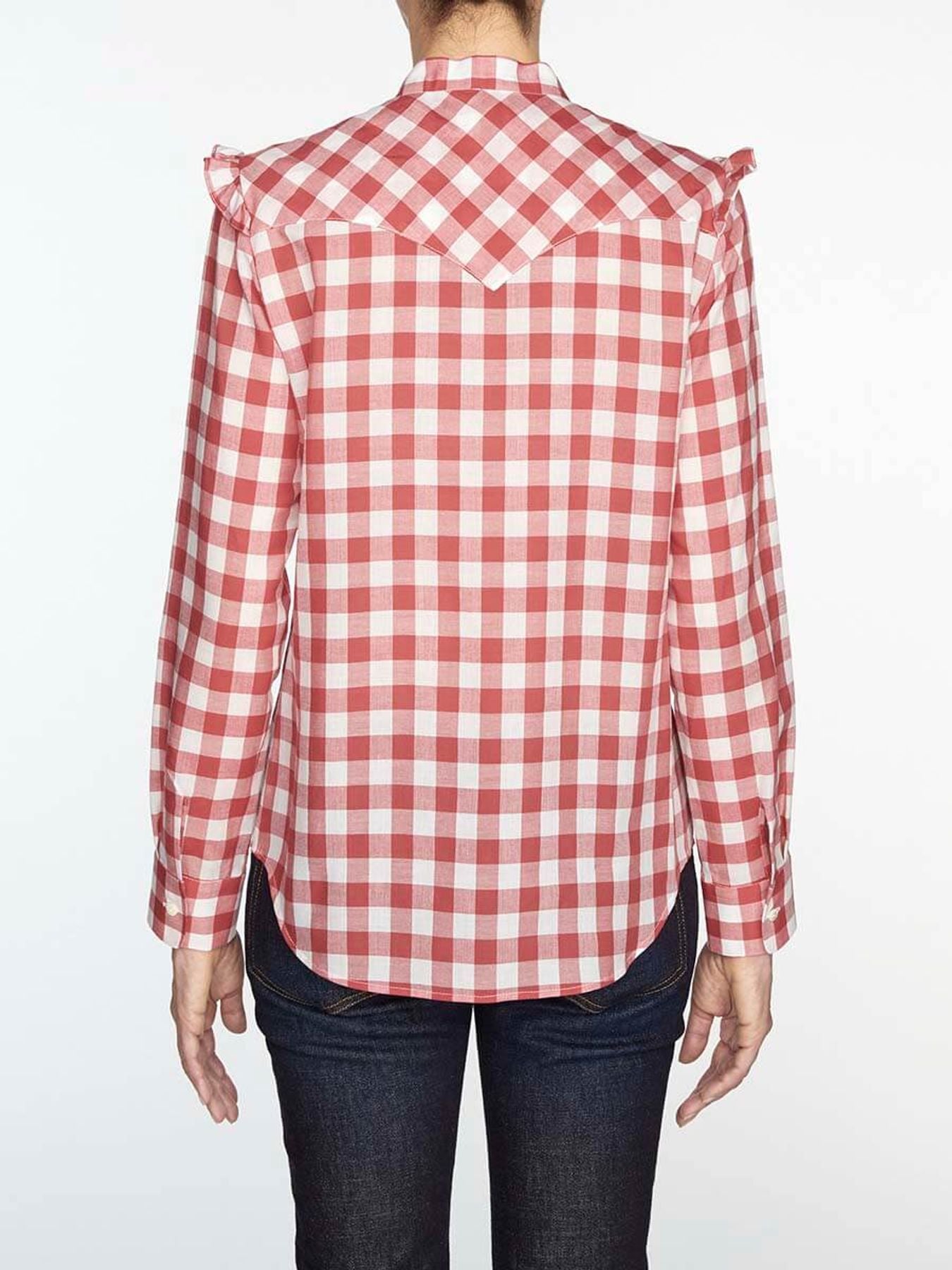 Prairy red check shirt