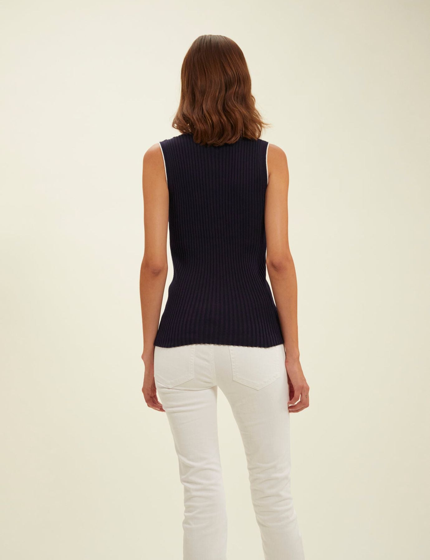 Camiseta de tirantes Léonie azul marino