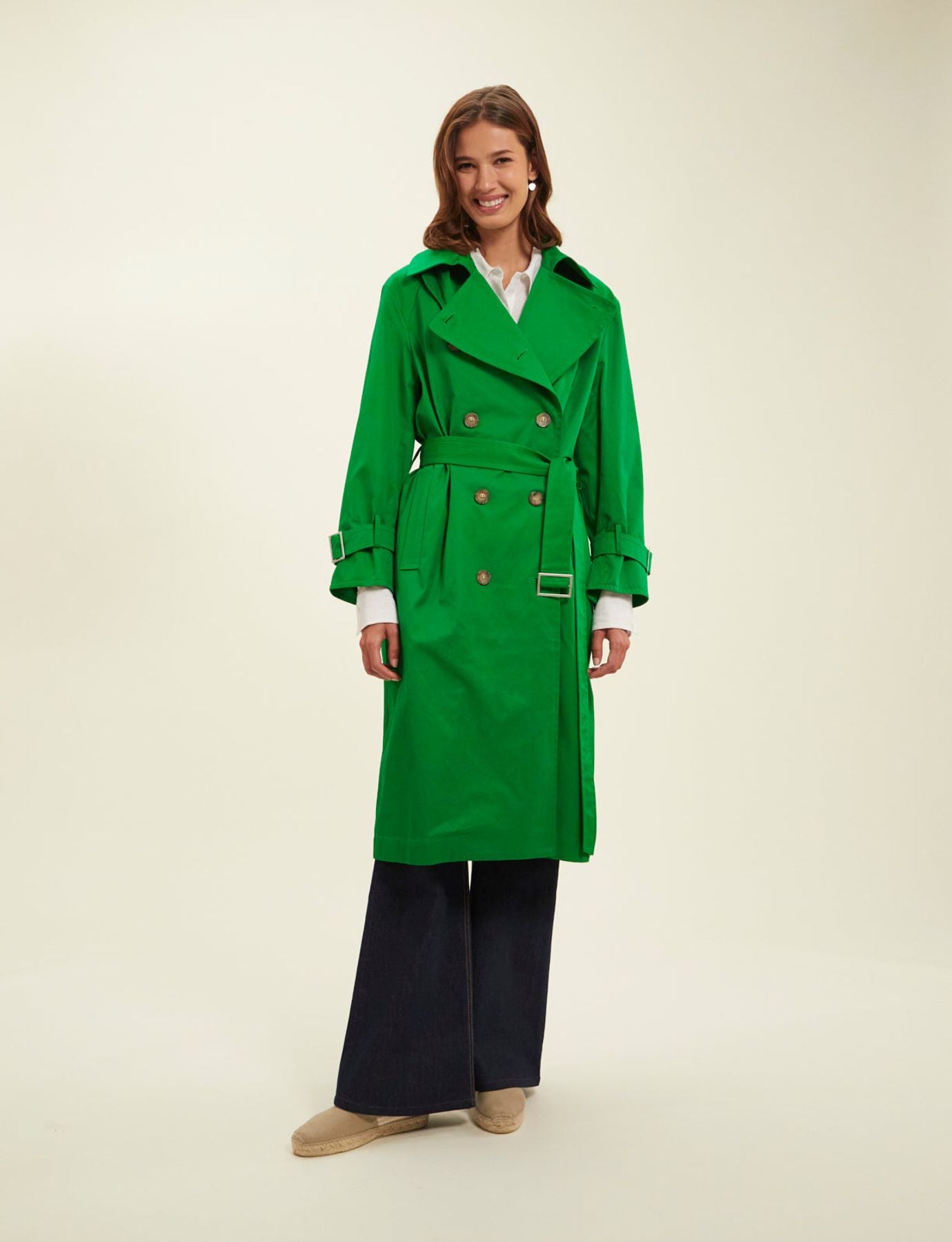 Gabardina verde pradera Blake