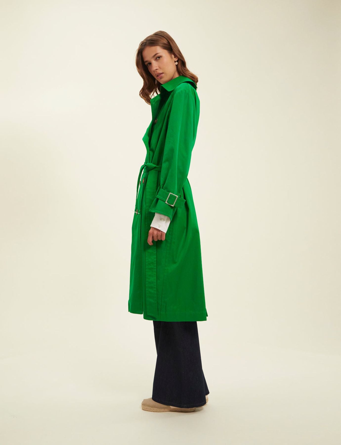 Gabardina verde pradera Blake