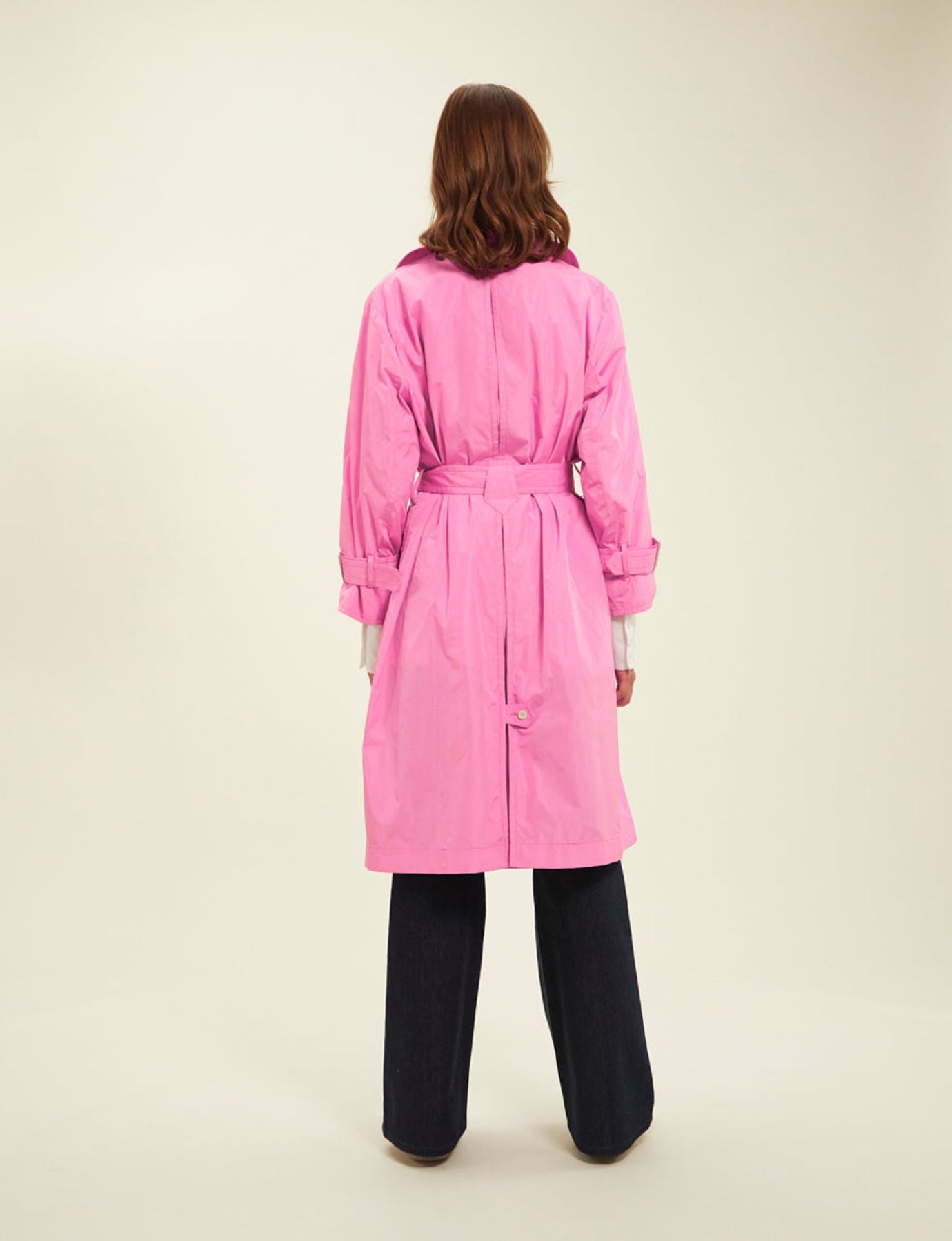 Gabardina rosa Blake
