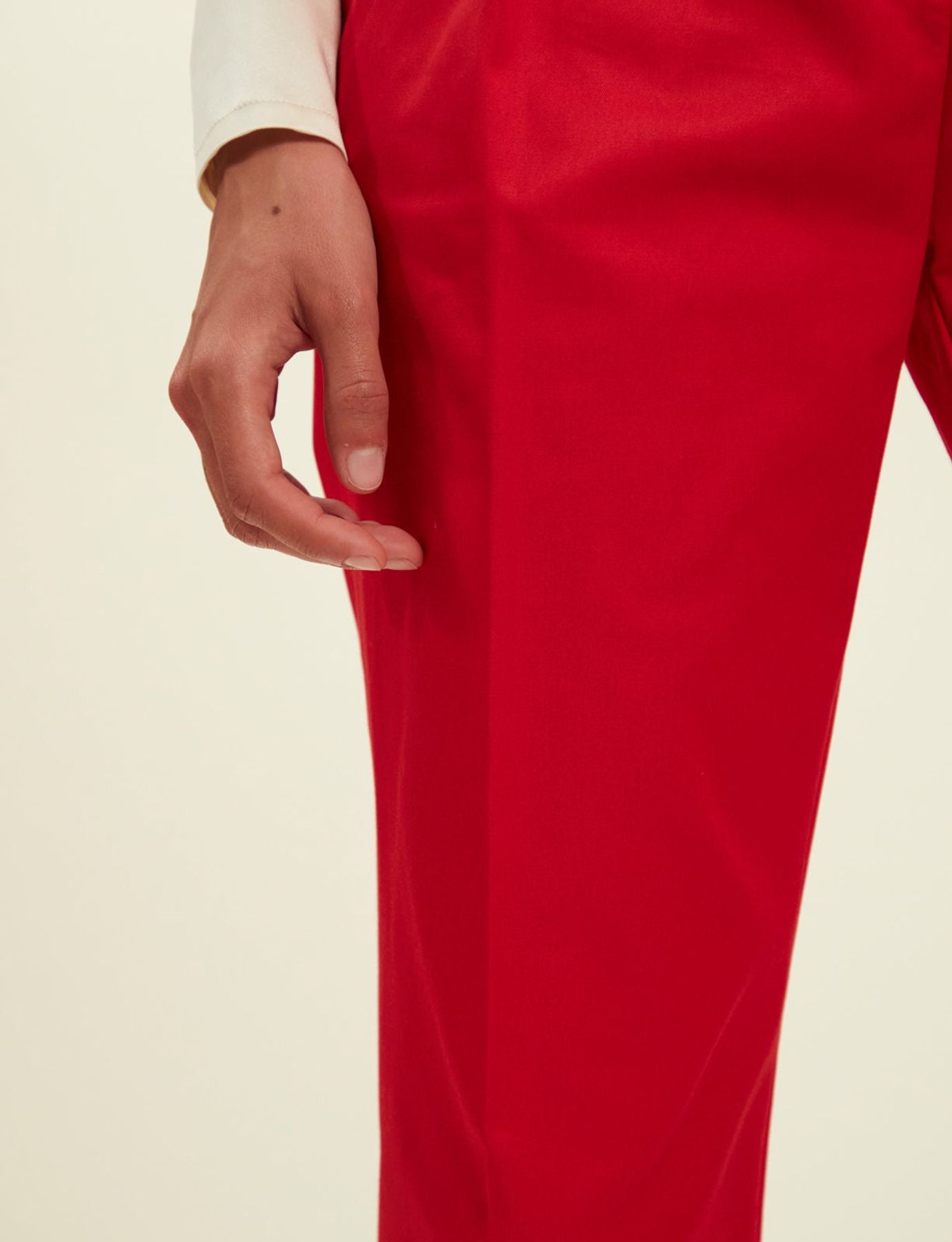 Red Hector trousers