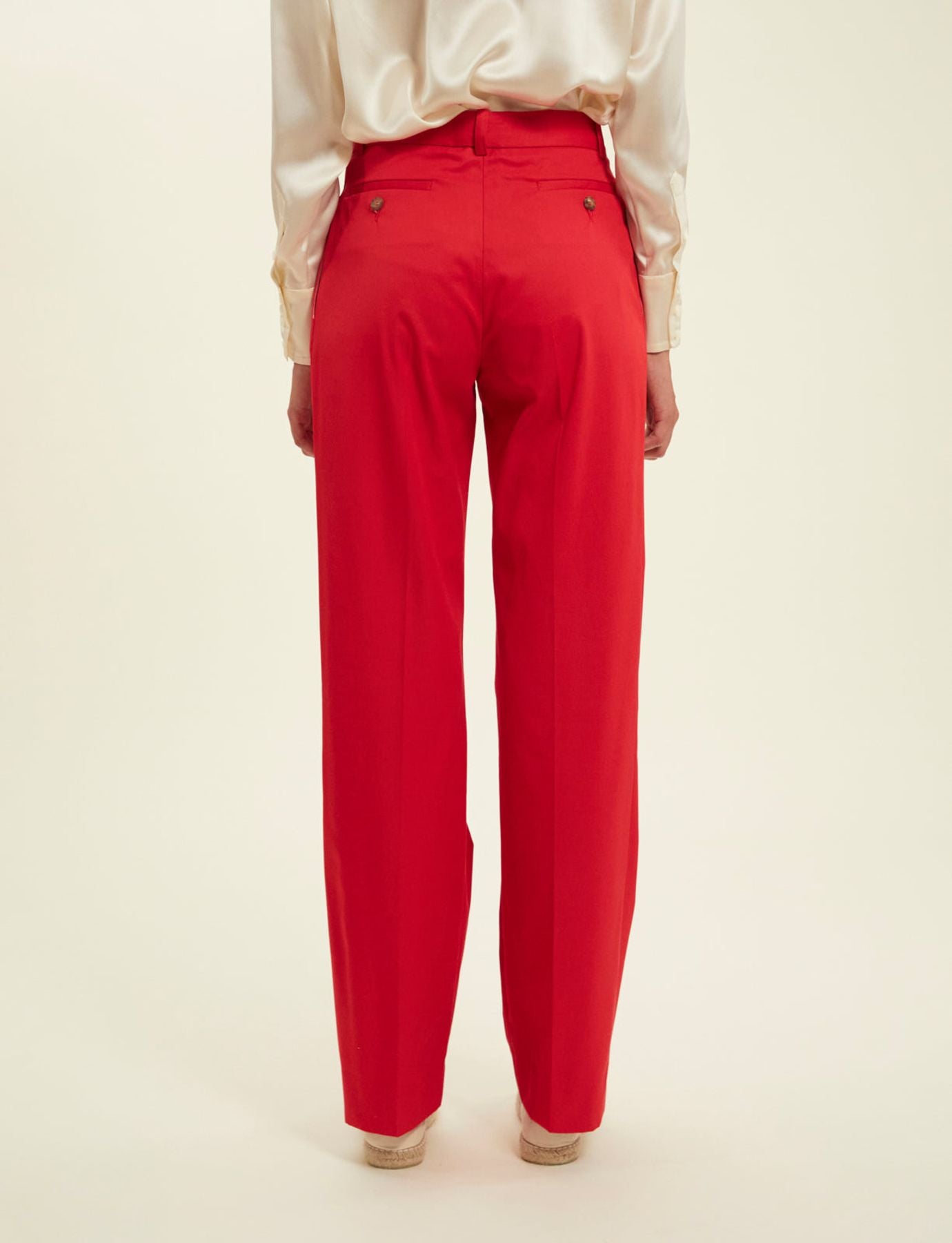 Red Hector trousers