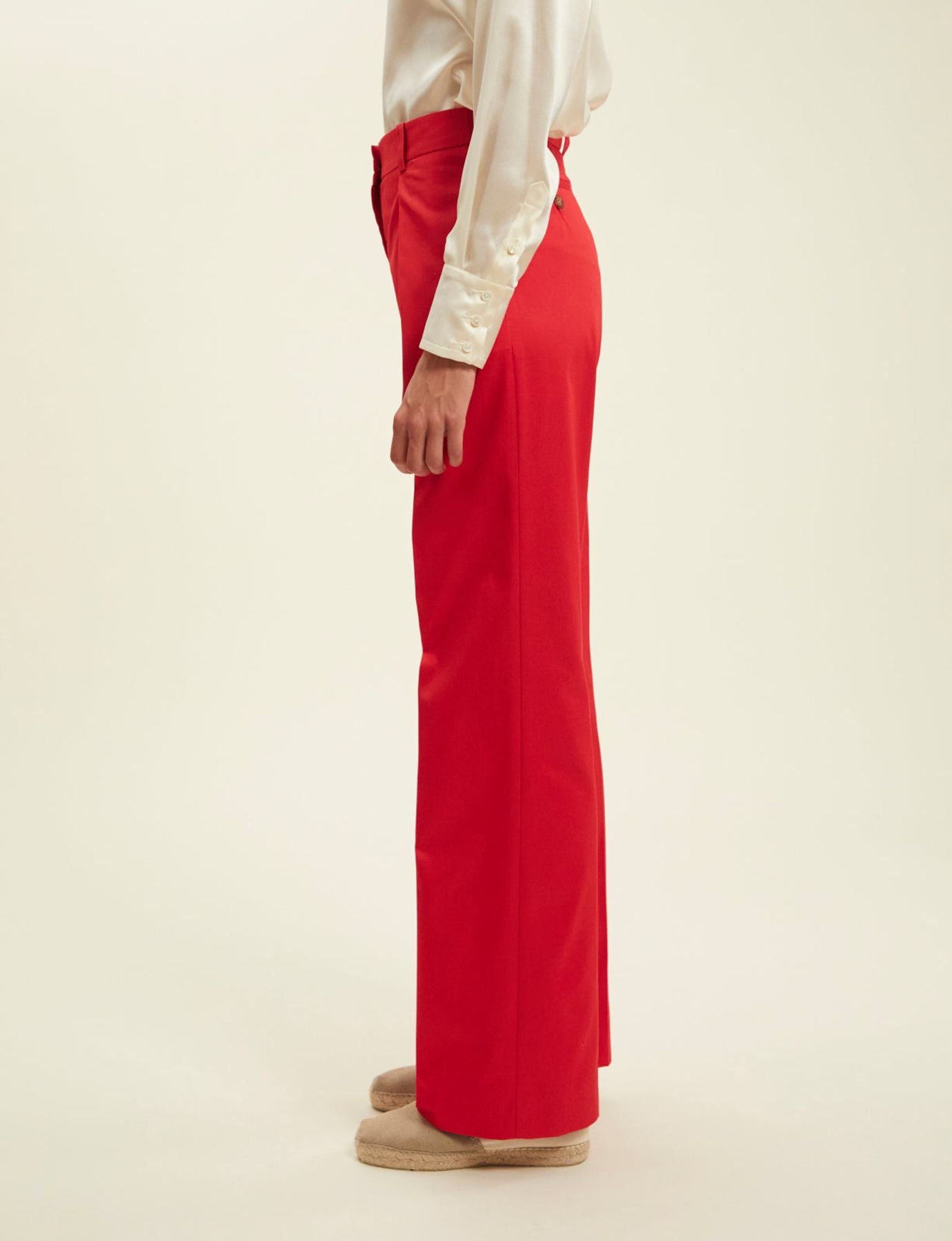 Red Hector trousers