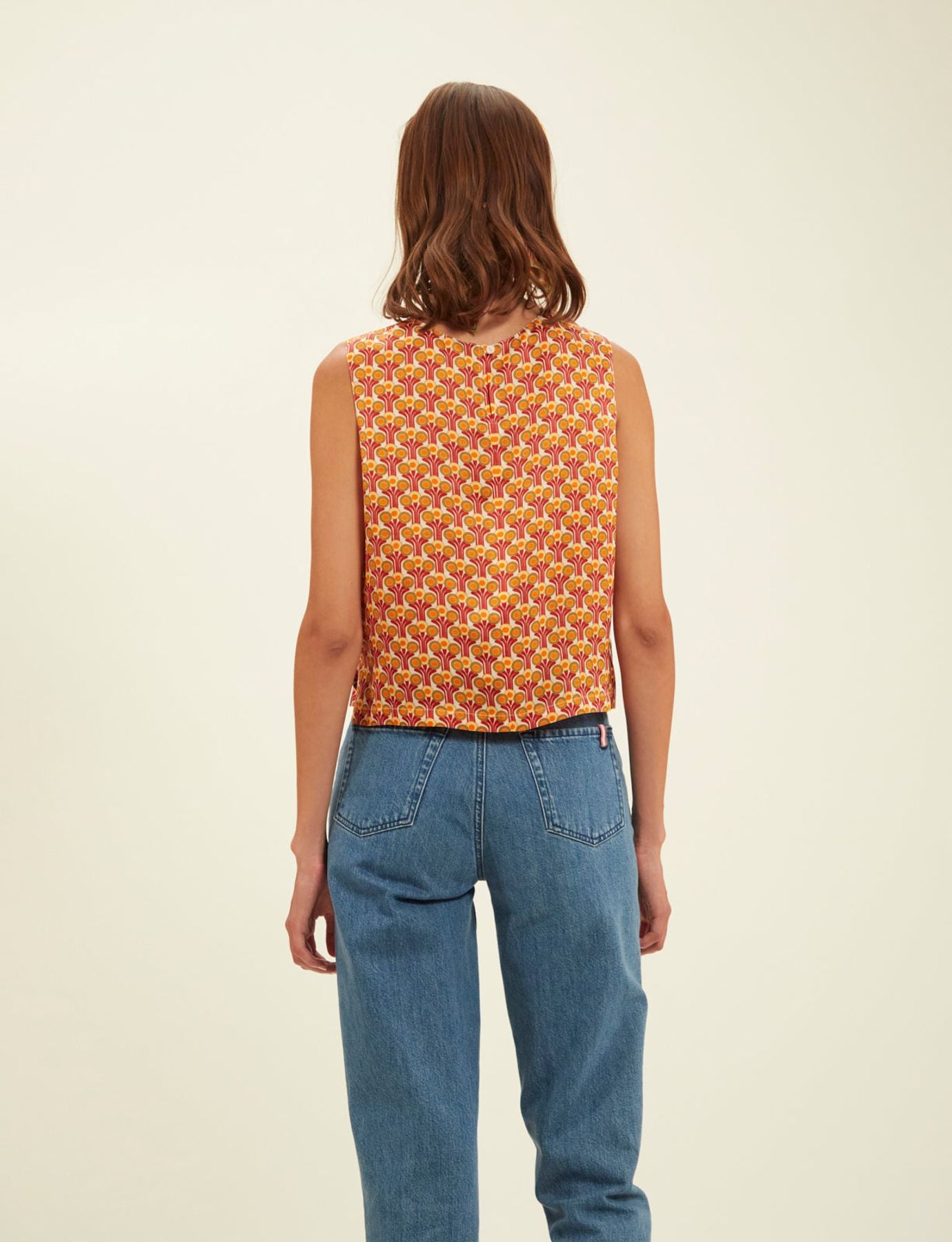 Albert Fountain red blouse