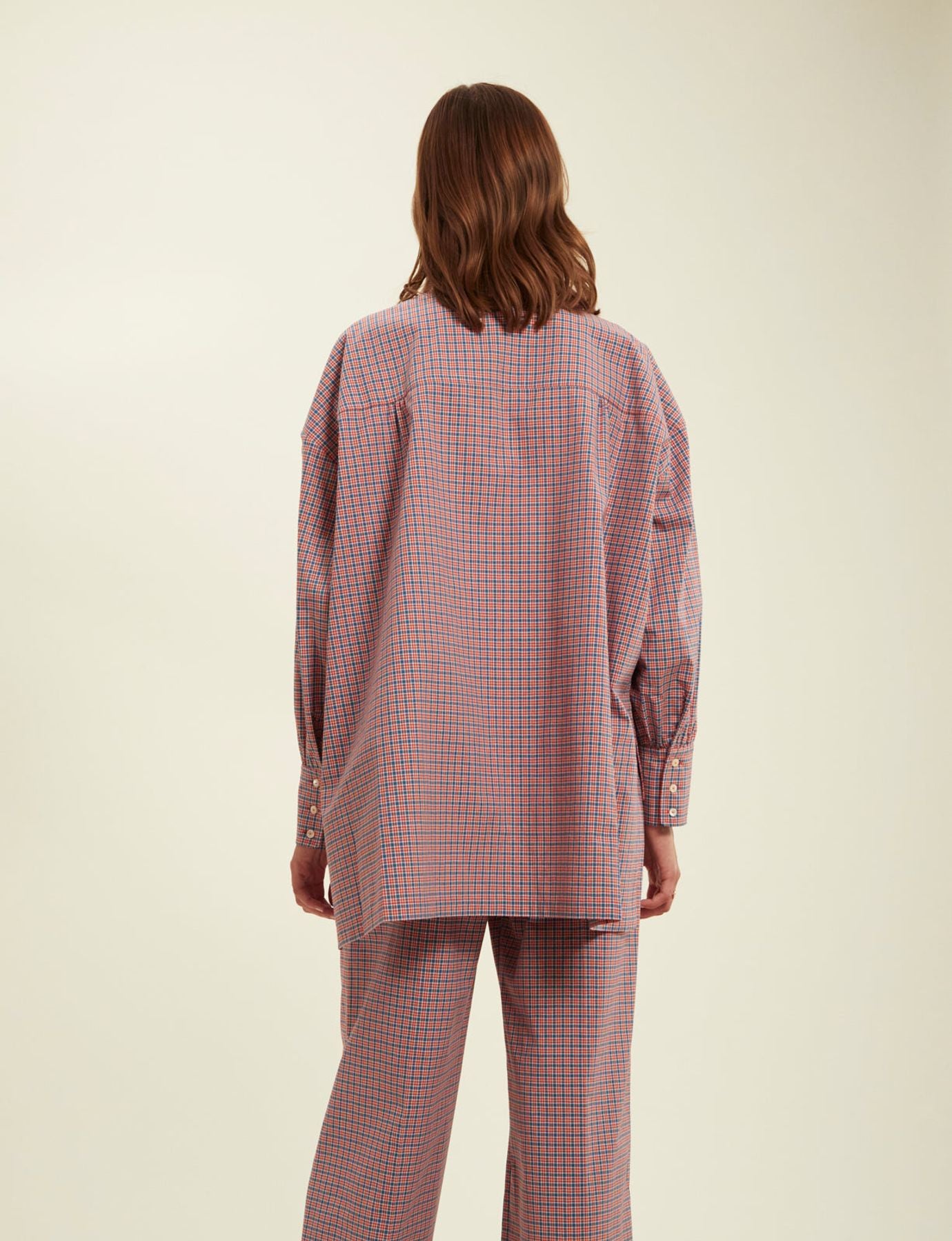 Camisa de cuadros rojos Adamo