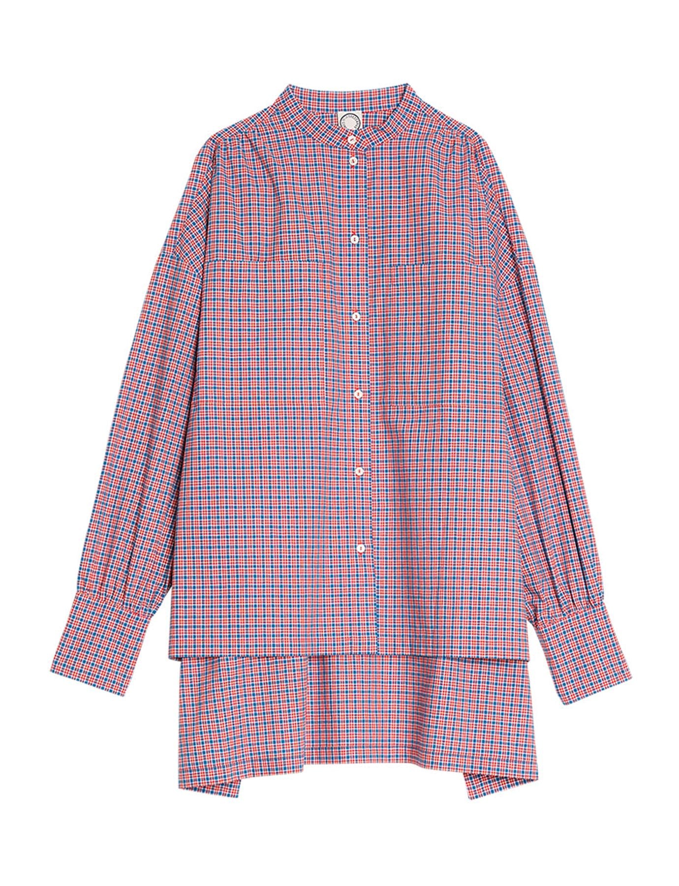 Camisa de cuadros rojos Adamo